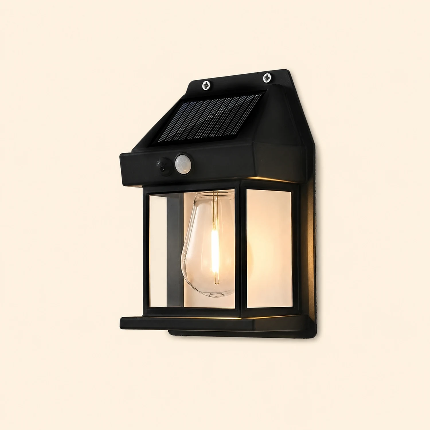 Waterproof Tungsten Bulb Intelligent Three Modes Modern Solar Wall Lights - Lumpaz