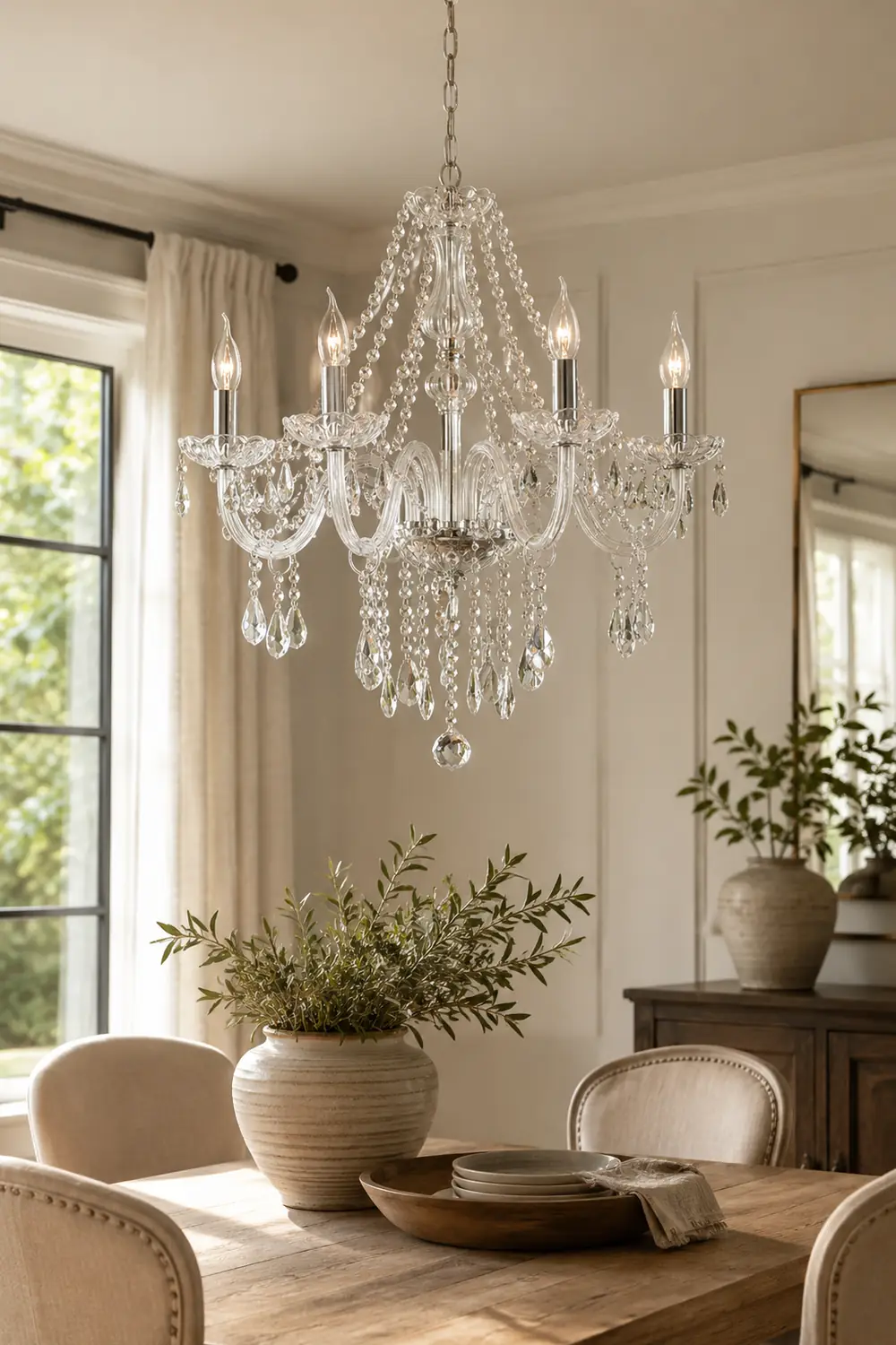 Silva Luxury Candlestick Crystal Chandelier, Clear - Lumpaz