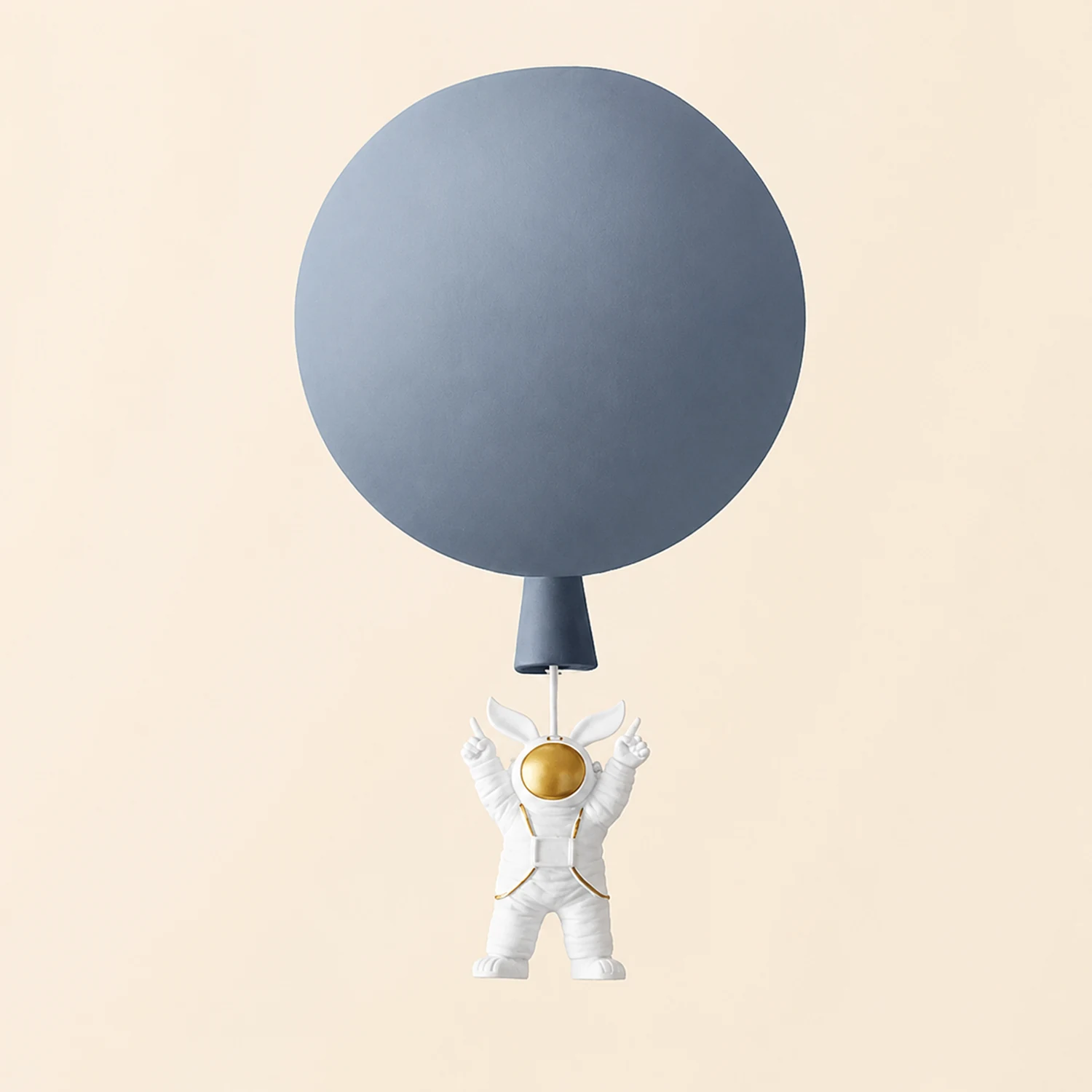 Fateh Astronaut Balloon Flush Mount Ceiling Light 8 Color Bedroom - Lumpaz