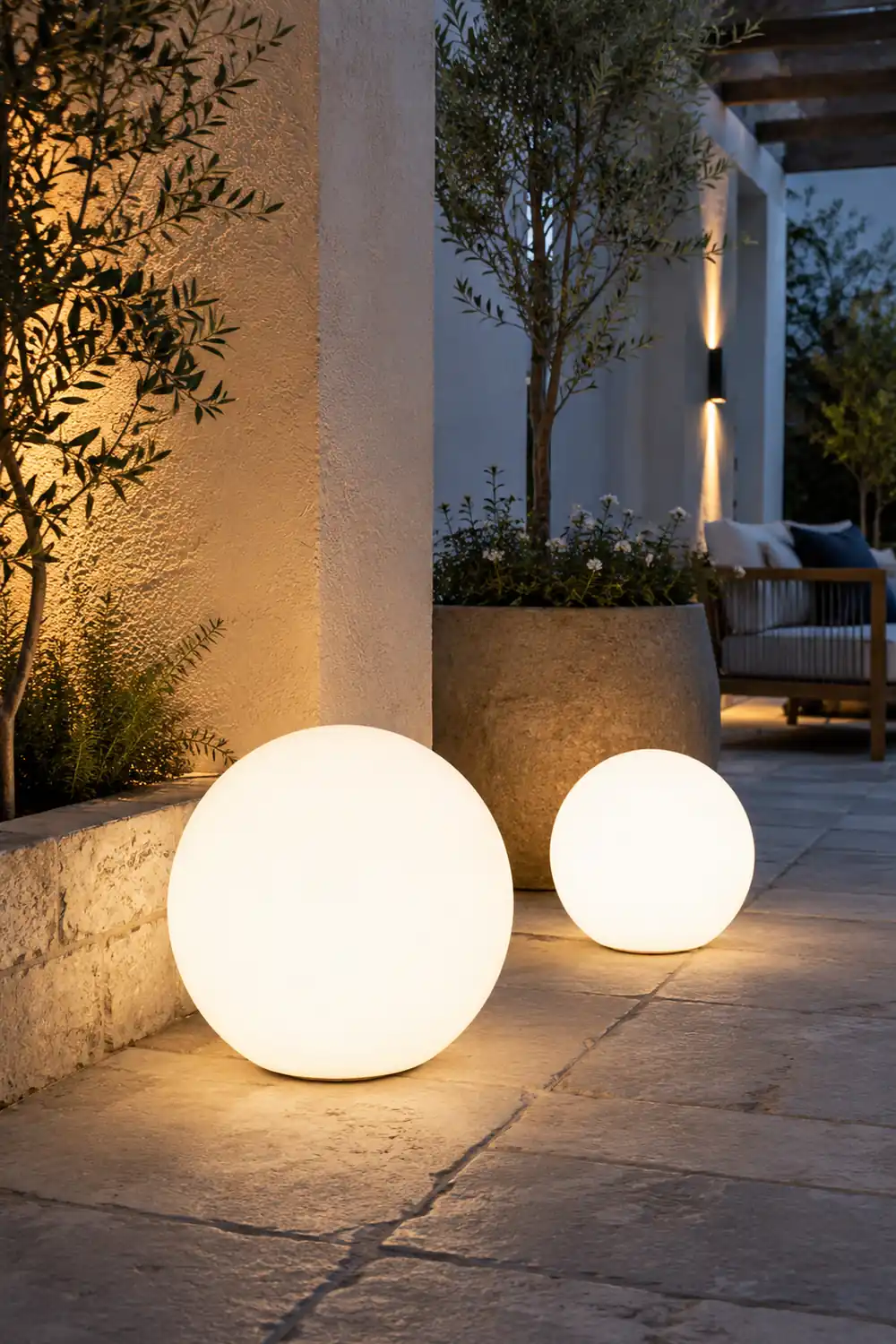 Elif Outdoor Unique Waterproof RGB Floor Lamp 16 Colors - Lumpaz
