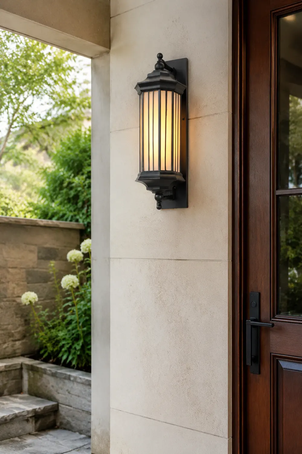Retro Creative Outdoor Waterproof Black Modern Exterior Wall Lights - Lumpaz