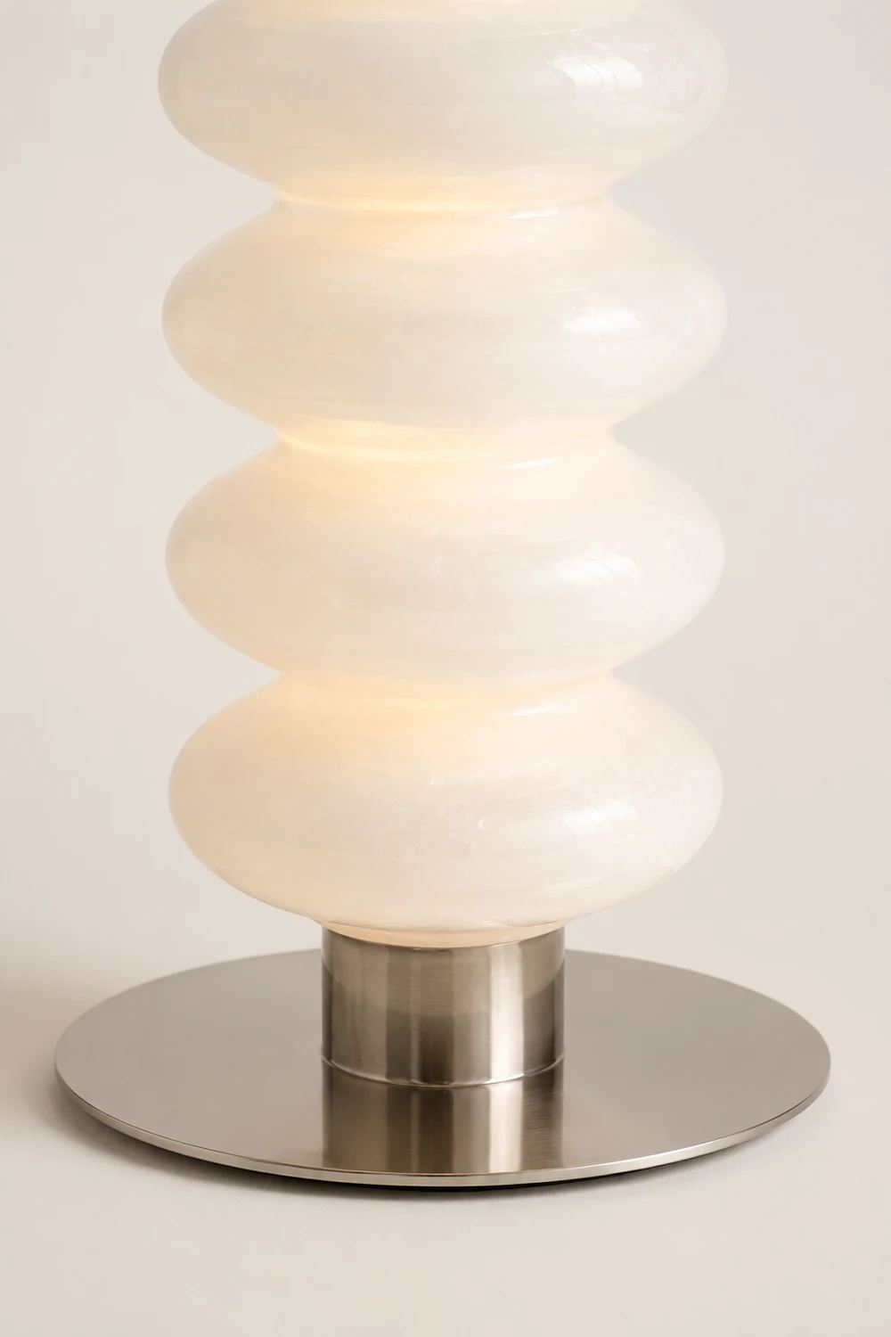 Salgado Modern Candy Metal /Glass Floor Lamp White Living Room - Lumpaz