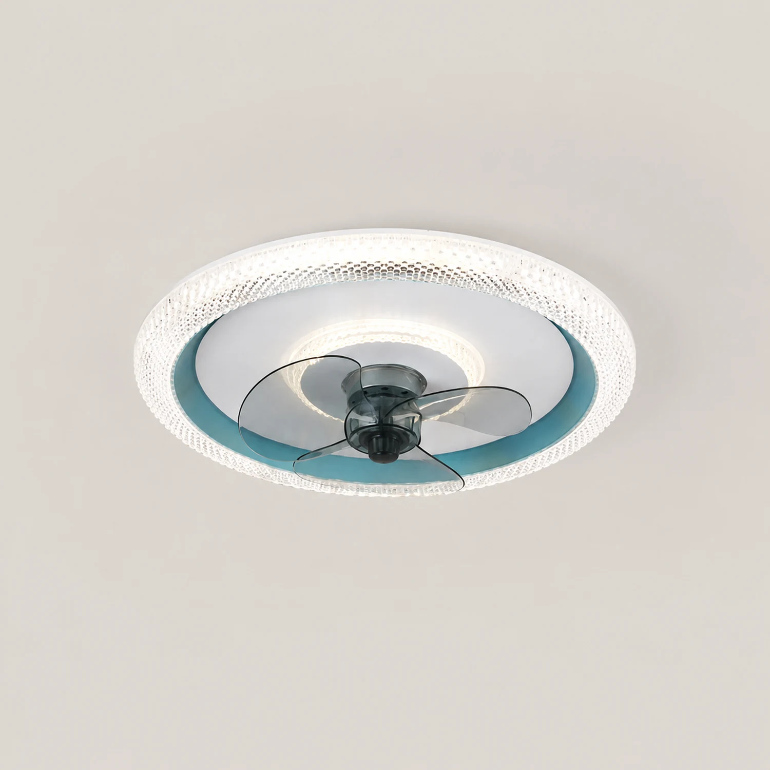 Kirsten 3-Blade Ceiling Fan with Light, 3 Color, DIA 20 " - Lumpaz