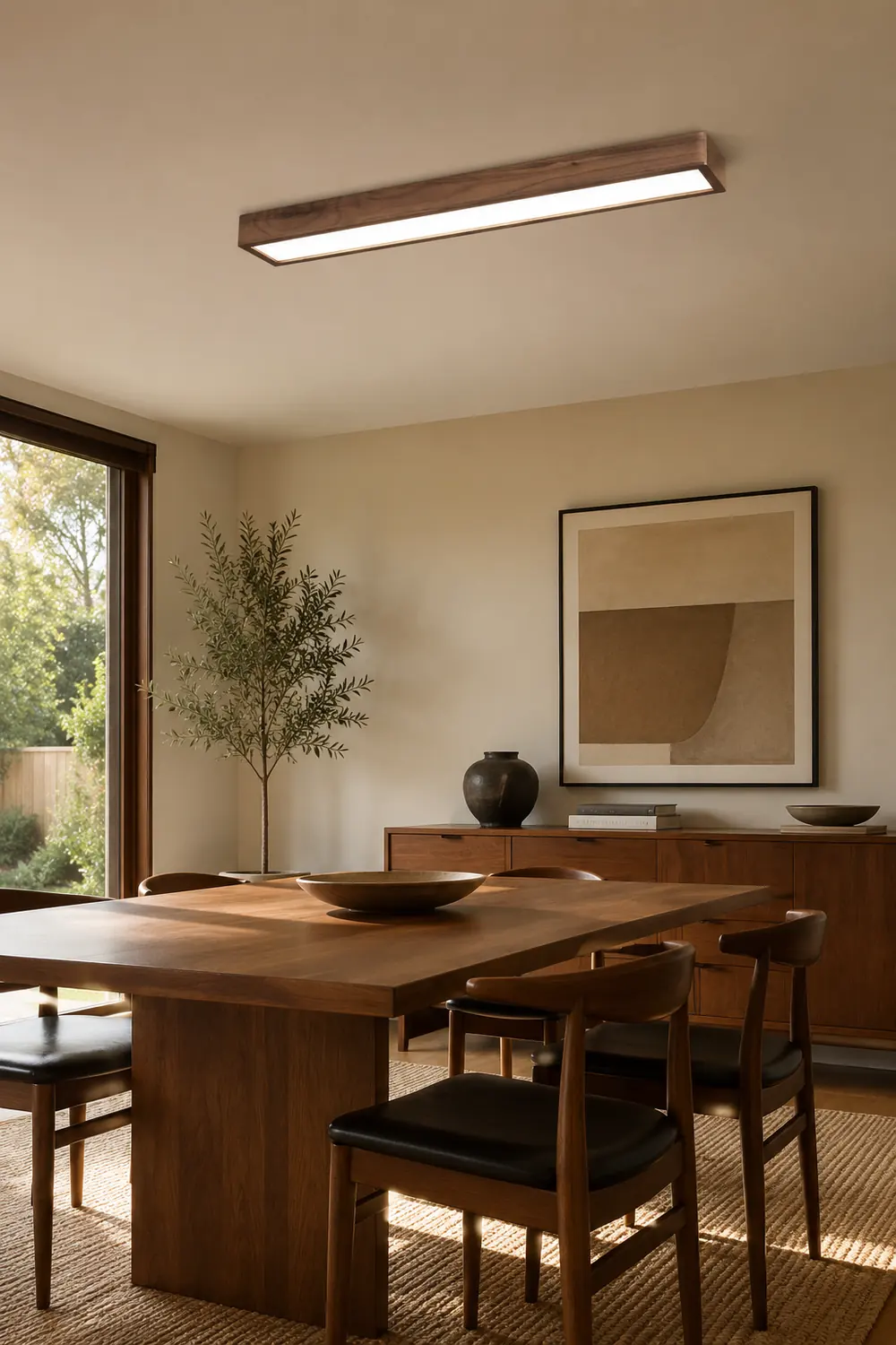 Ozawa Rectangular Designer Flush Mount Ceiling Light - Lumpaz