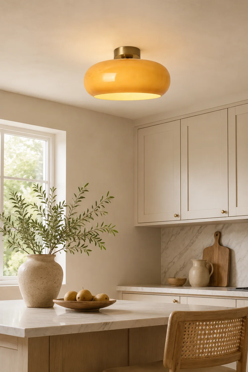 Hailie Modern Designer Round Flush Mount Ceiling Light - Lumpaz