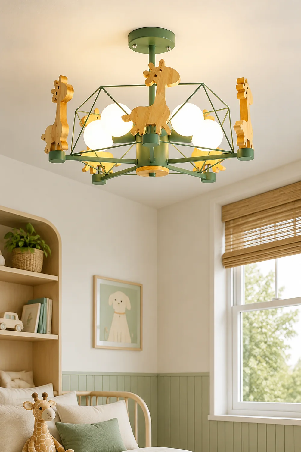 Minori Giraffes LED Flush Mount Ceiling Light - Lumpaz