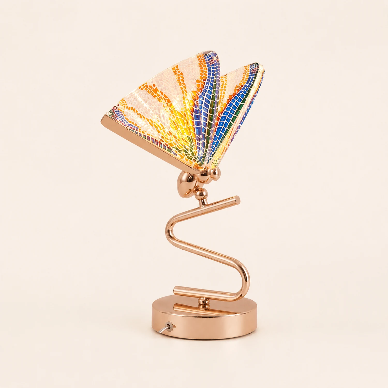 Kady Modern Butterfly Floor/Table Lamp, Living Room/Bedroom - Lumpaz