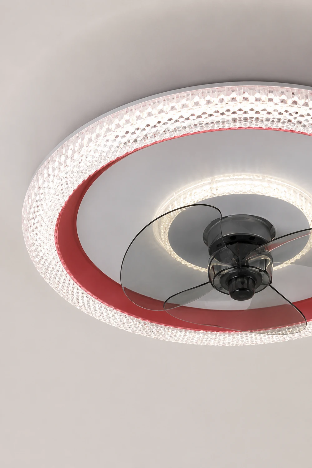 Kirsten 3-Blade Ceiling Fan with Light, 3 Color, DIA 20 " - Lumpaz
