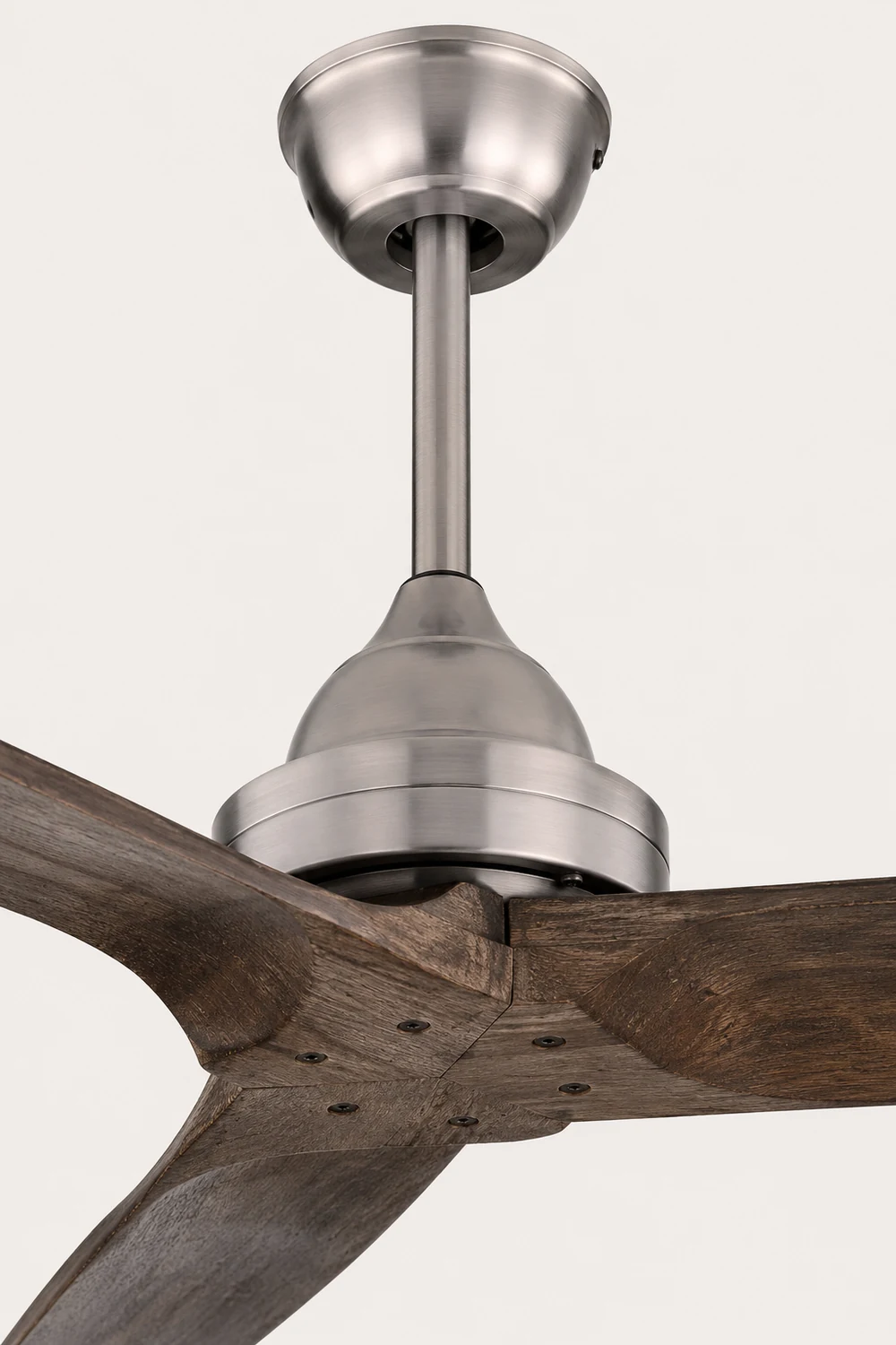 Walters 3-Blade Industrial Black DC Ceiling Fan, Metal & ABS, Summer, 52'' - Lumpaz