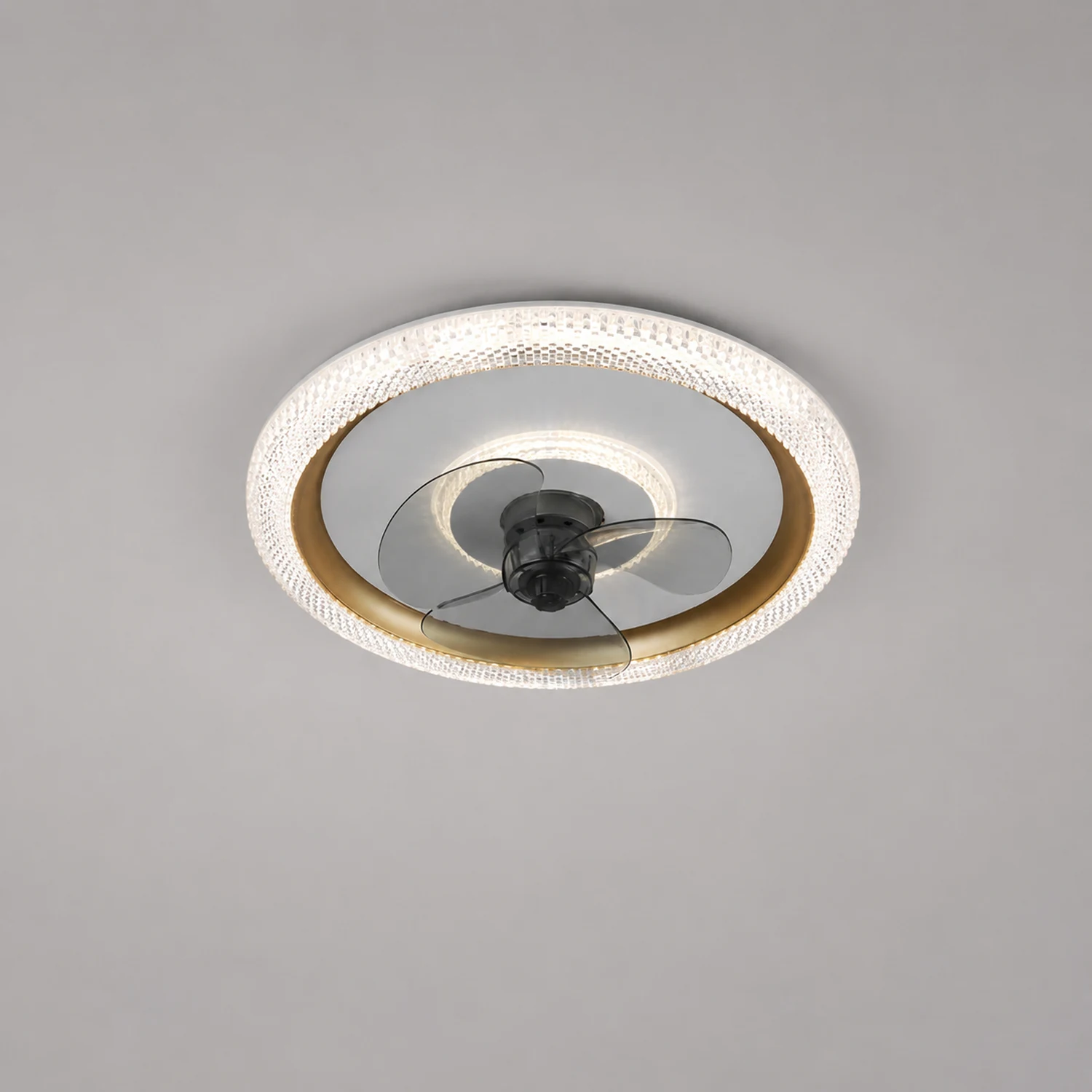 Kirsten 3-Blade Ceiling Fan with Light, 3 Color, DIA 20 " - Lumpaz