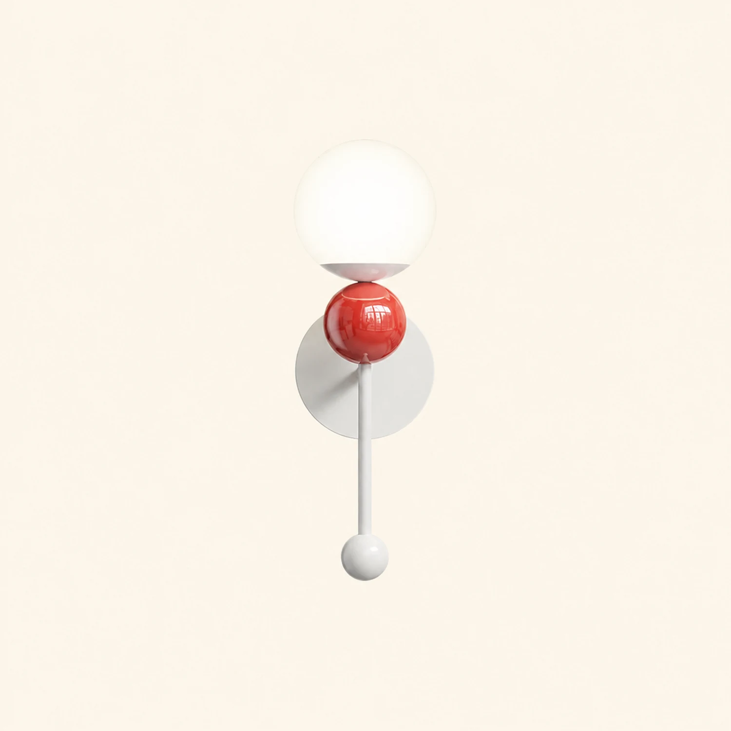 Hailie Modern LED Wall Lights/Ceiling Light Wood/Red Bedroom/Hallway/Living Room - Lumpaz