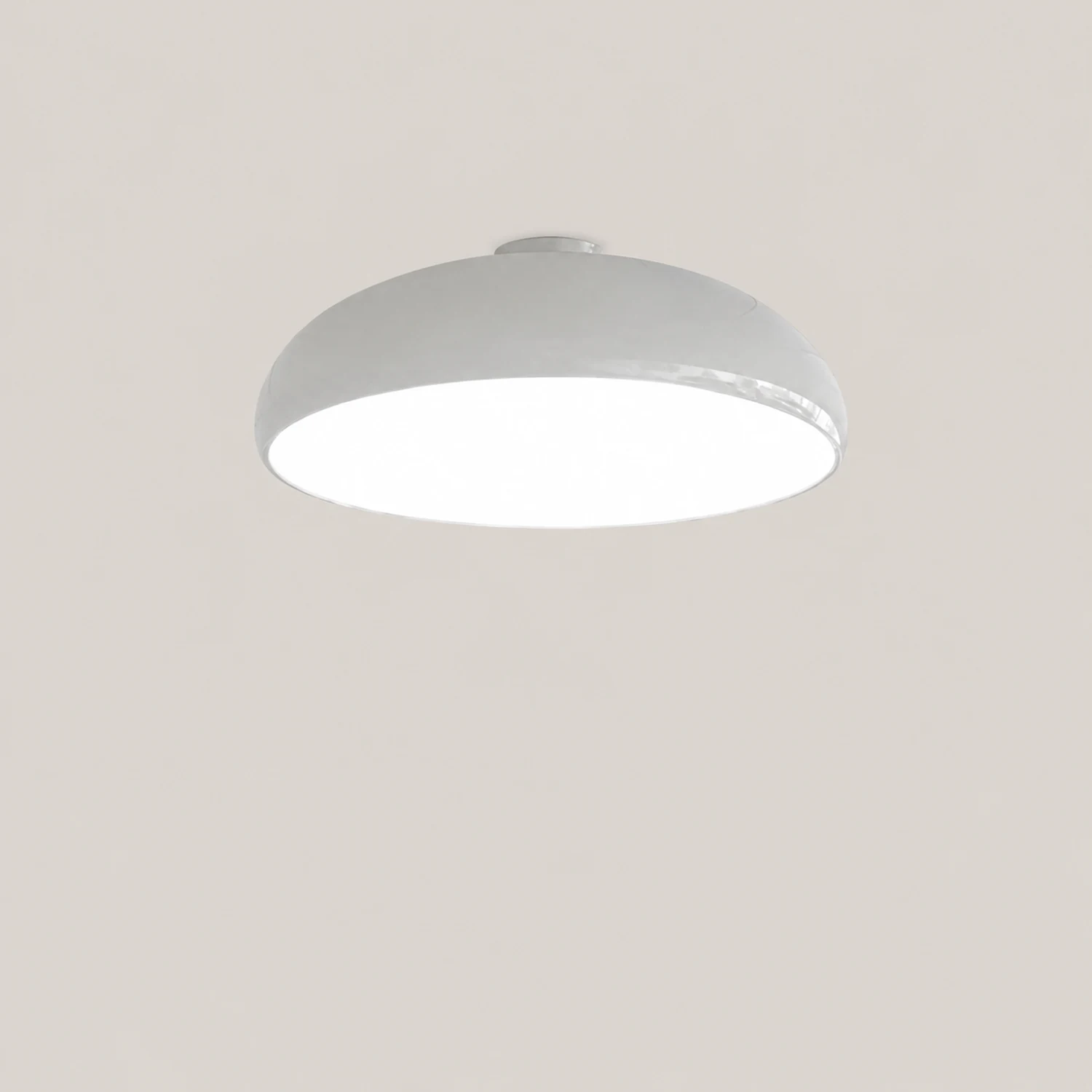 Morandi Vintage LED Ceiling Light White/Black/Red/Orange Metal Bedroom/Living Room - Lumpaz