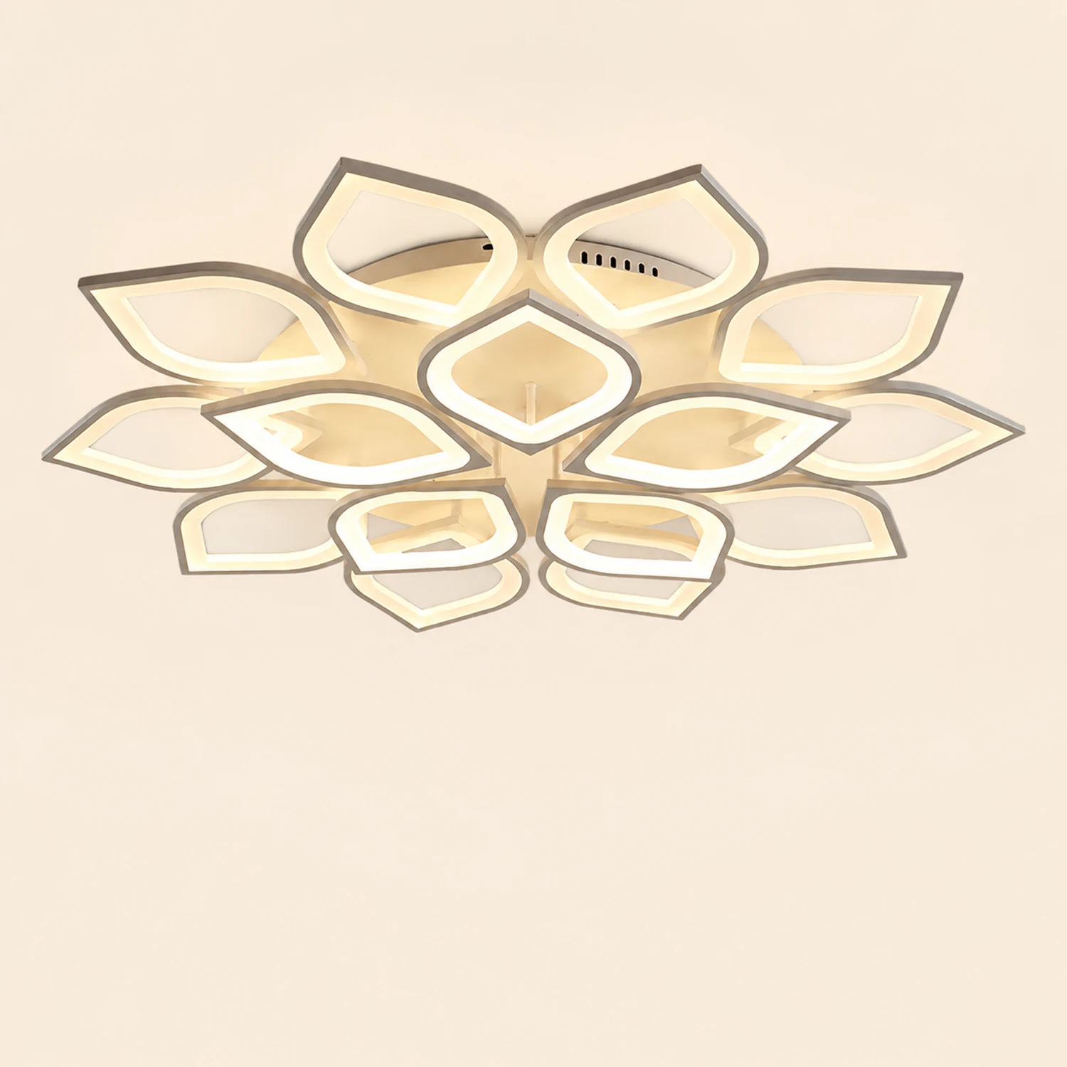 Hana Modern Designer Flower Flush Mount Ceiling Light - Lumpaz