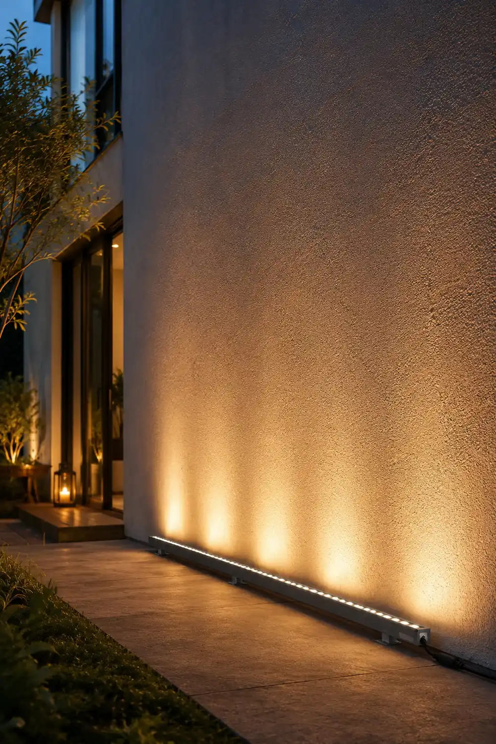 Strip Waterproof LED Outdoor Wall Washer Lights with Baffle - Lumpaz