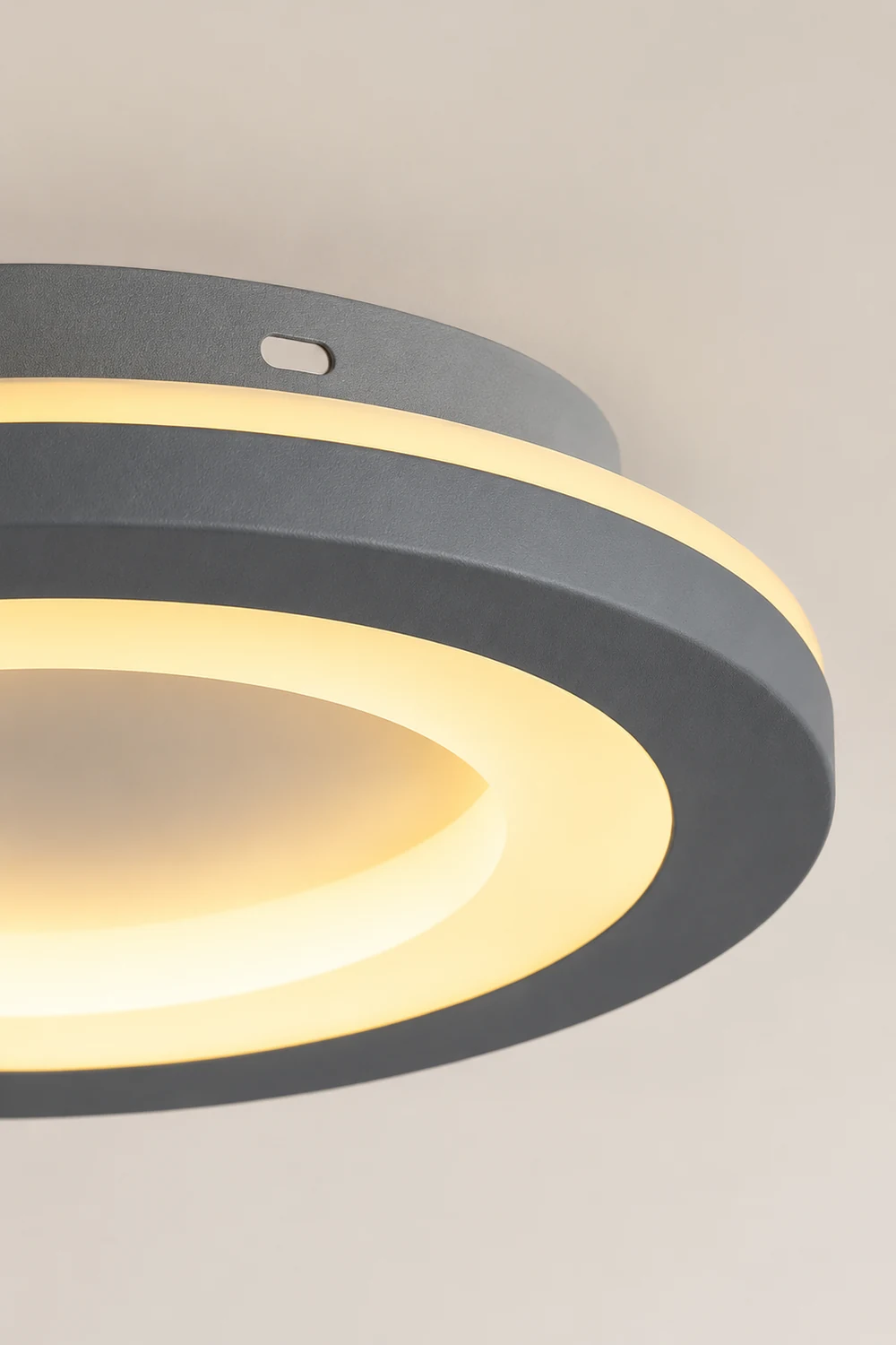 Quinn Modern Flower Metal Flush Mount Ceiling Light, Gray - Lumpaz