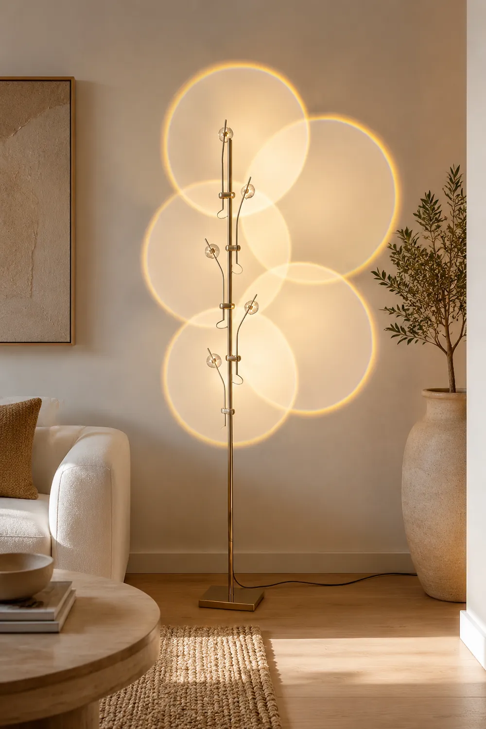 Salgado Modern Floor Lamp Sunset Projector Living Room - Lumpaz