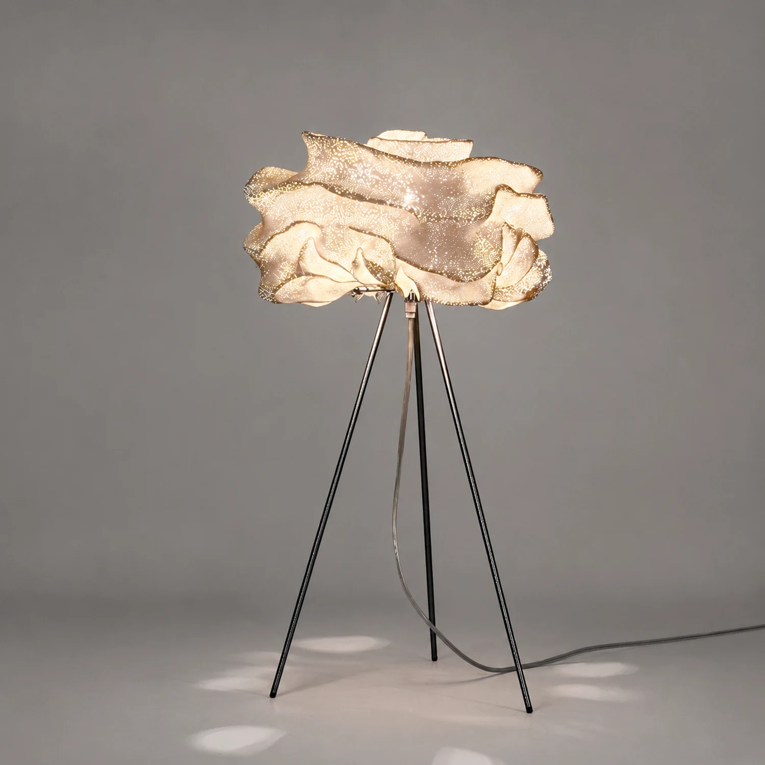 Renée Artistic Cloud Floor Lamp, White, Living Room/Bedroom - Lumpaz