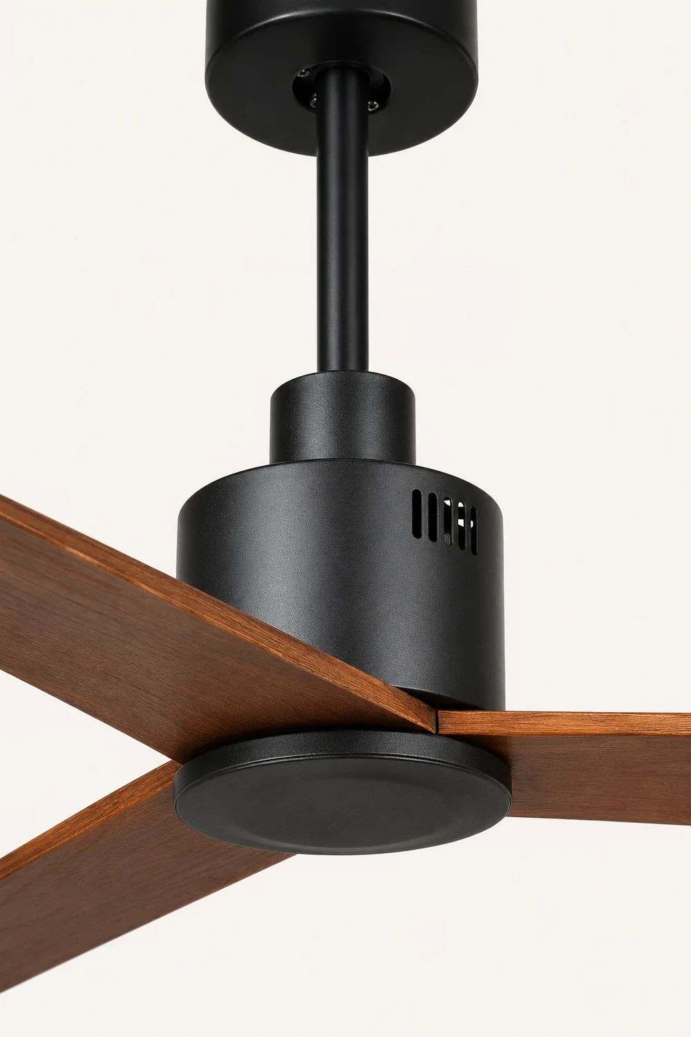 Haydn 3-Blade Modern Black DC Ceiling Fan, Summer, 52'' - Lumpaz