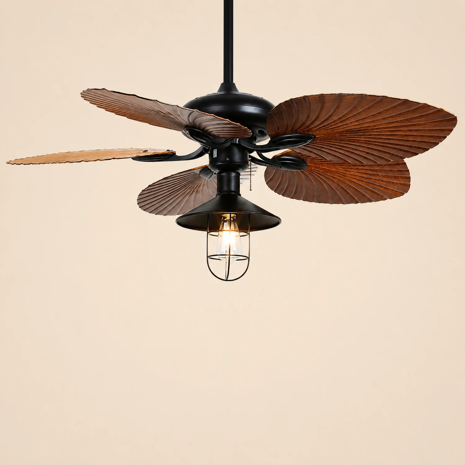 Ross 5-Blade Ceiling Fans /Lantern, 1/3/5 Heads, DIA 51.9'' - Lumpaz