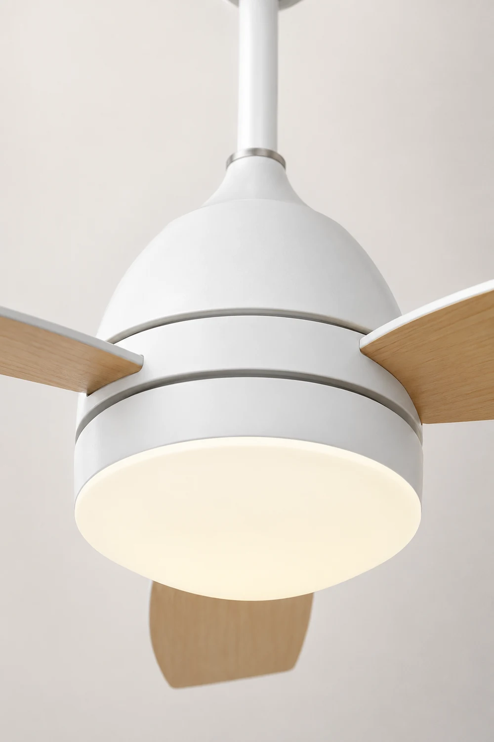Haydn 3-Blade DC Modern Ceiling Fan with Light, Summer, 41'' - Lumpaz