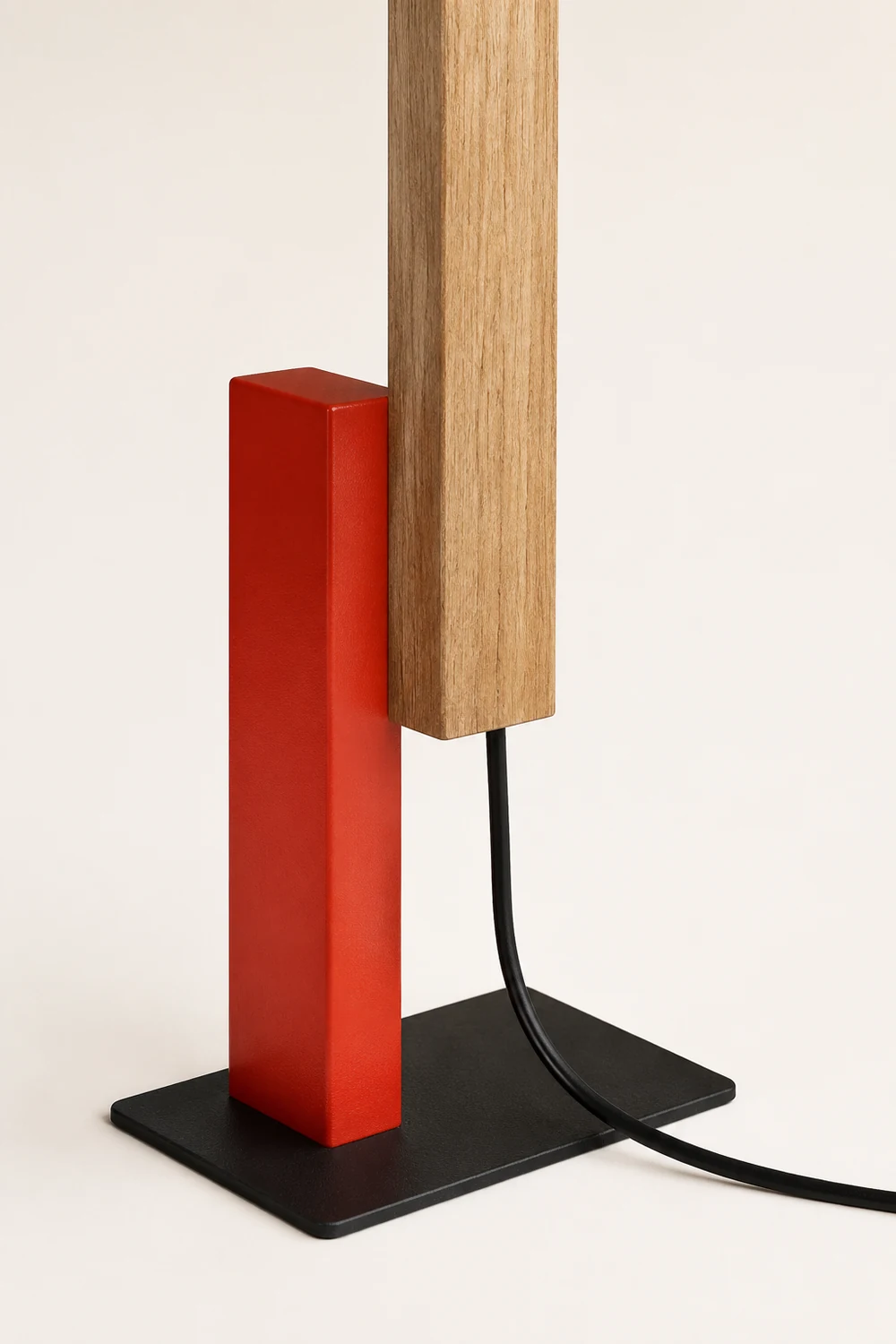 Edge Minimalist Linear Wood/Metal Floor Lamp , 4 Color - Lumpaz