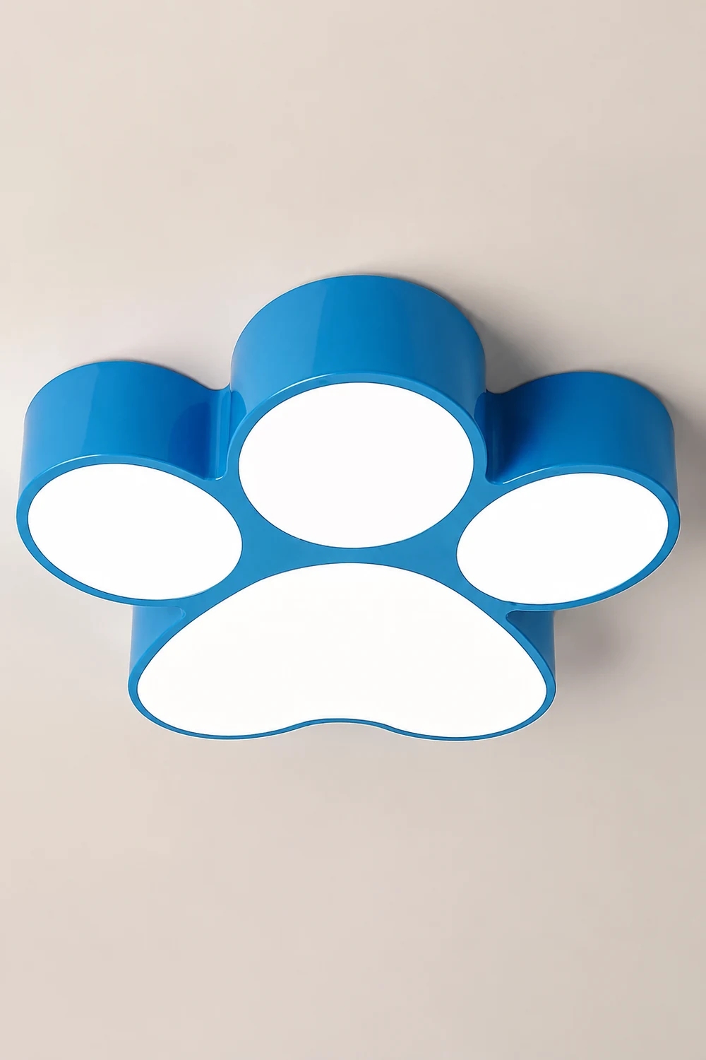 Freja Modern Dog Paw Acrylic Children Ceiling Flush Mount Light - Lumpaz