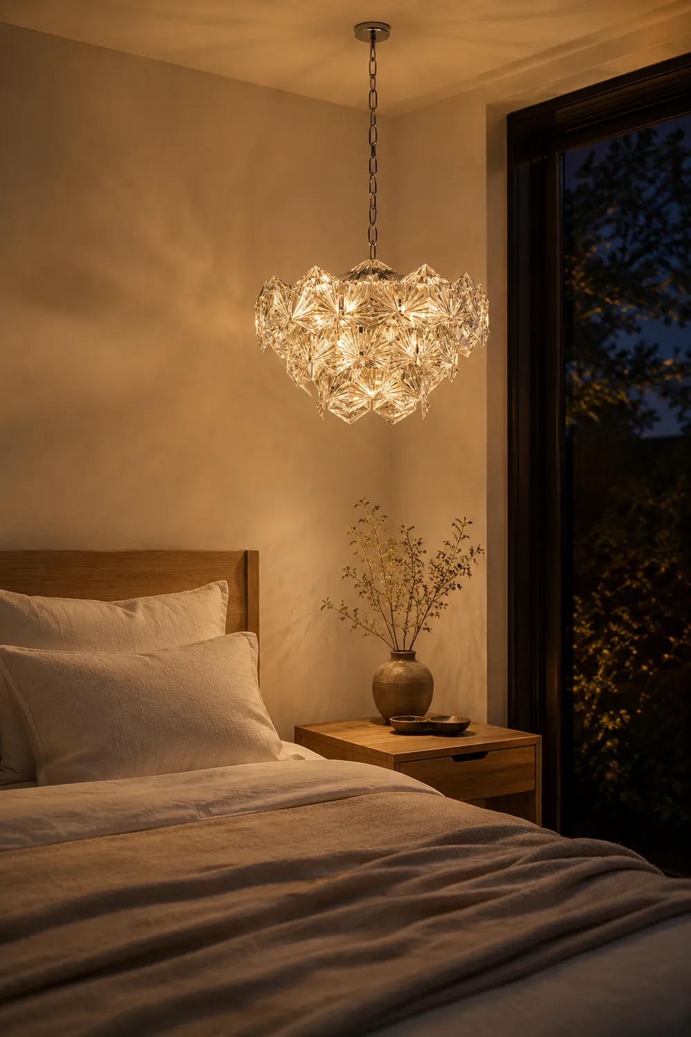Marilyn Luxury Crystal Pendant Light for Living Room - Lumpaz