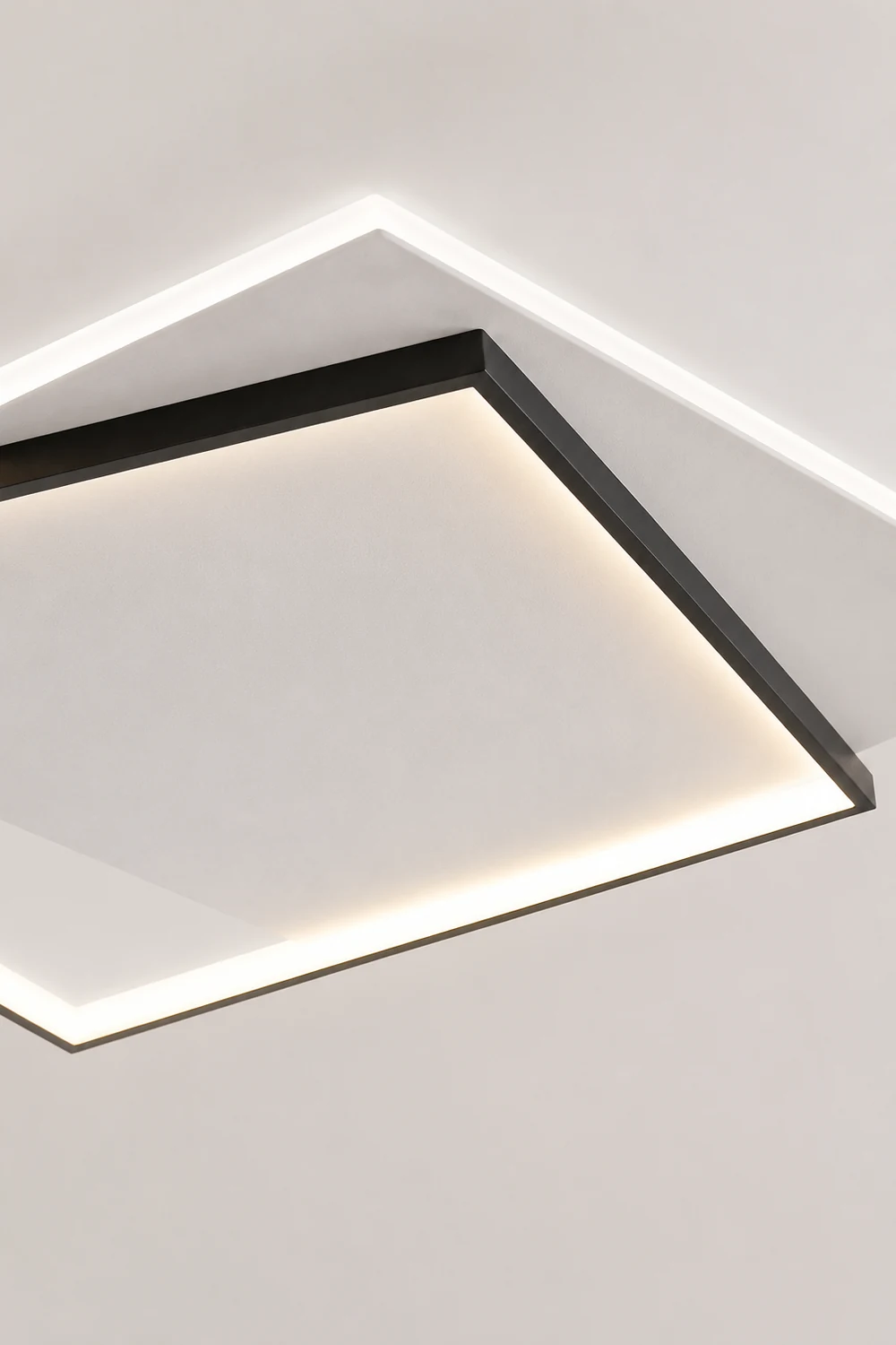 Quinn Modern Duo-Square Flush Mount Ceiling Light - Lumpaz