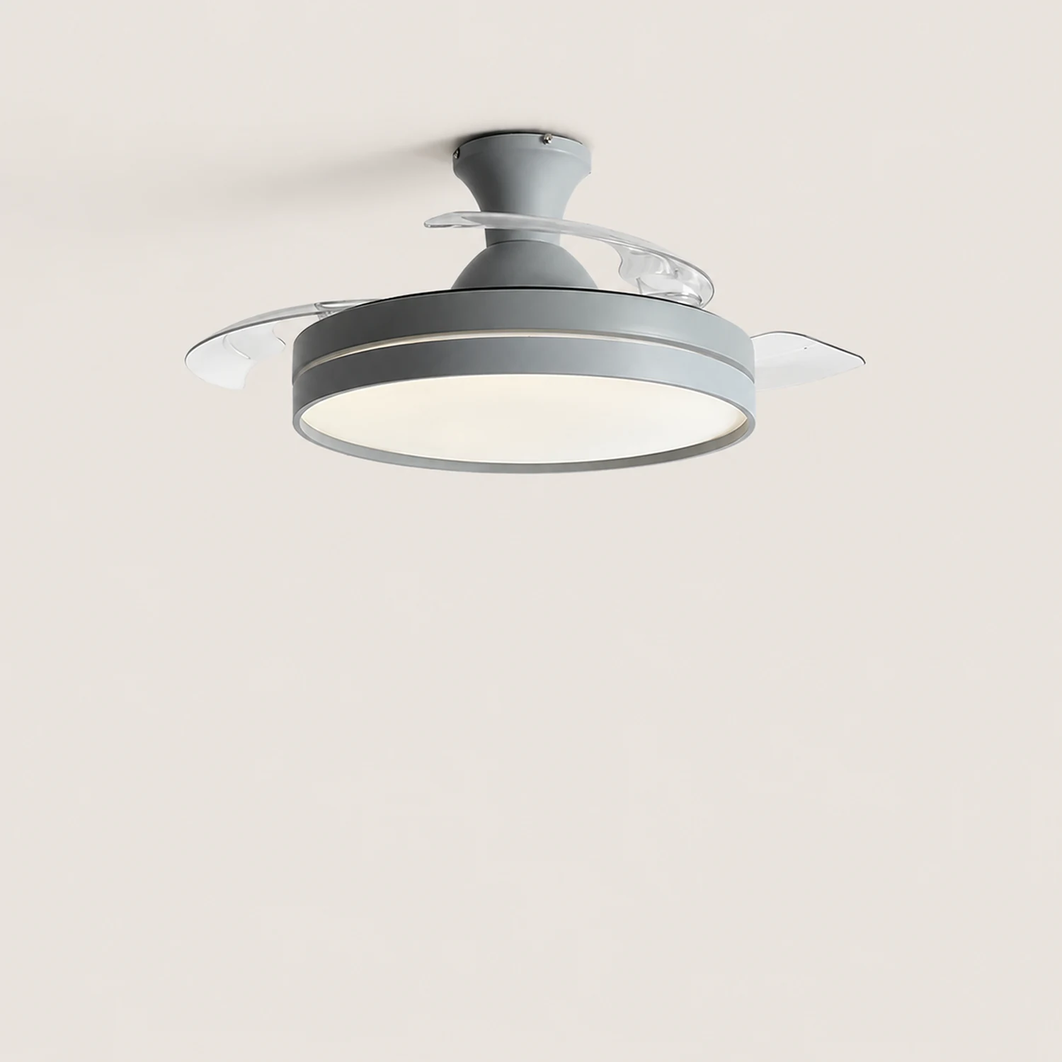 Morandi Ceiling Fan with Light, 4 Color, DIA 35.8"/42.1" - Lumpaz