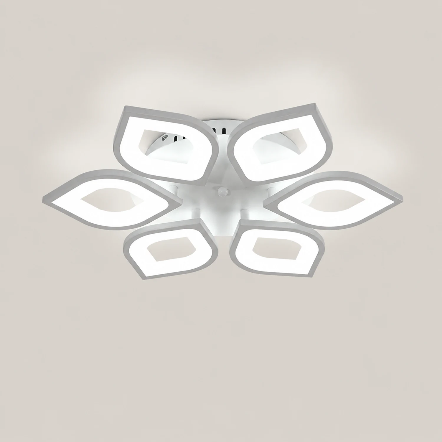 Hana Modern Designer Flower Flush Mount Ceiling Light - Lumpaz