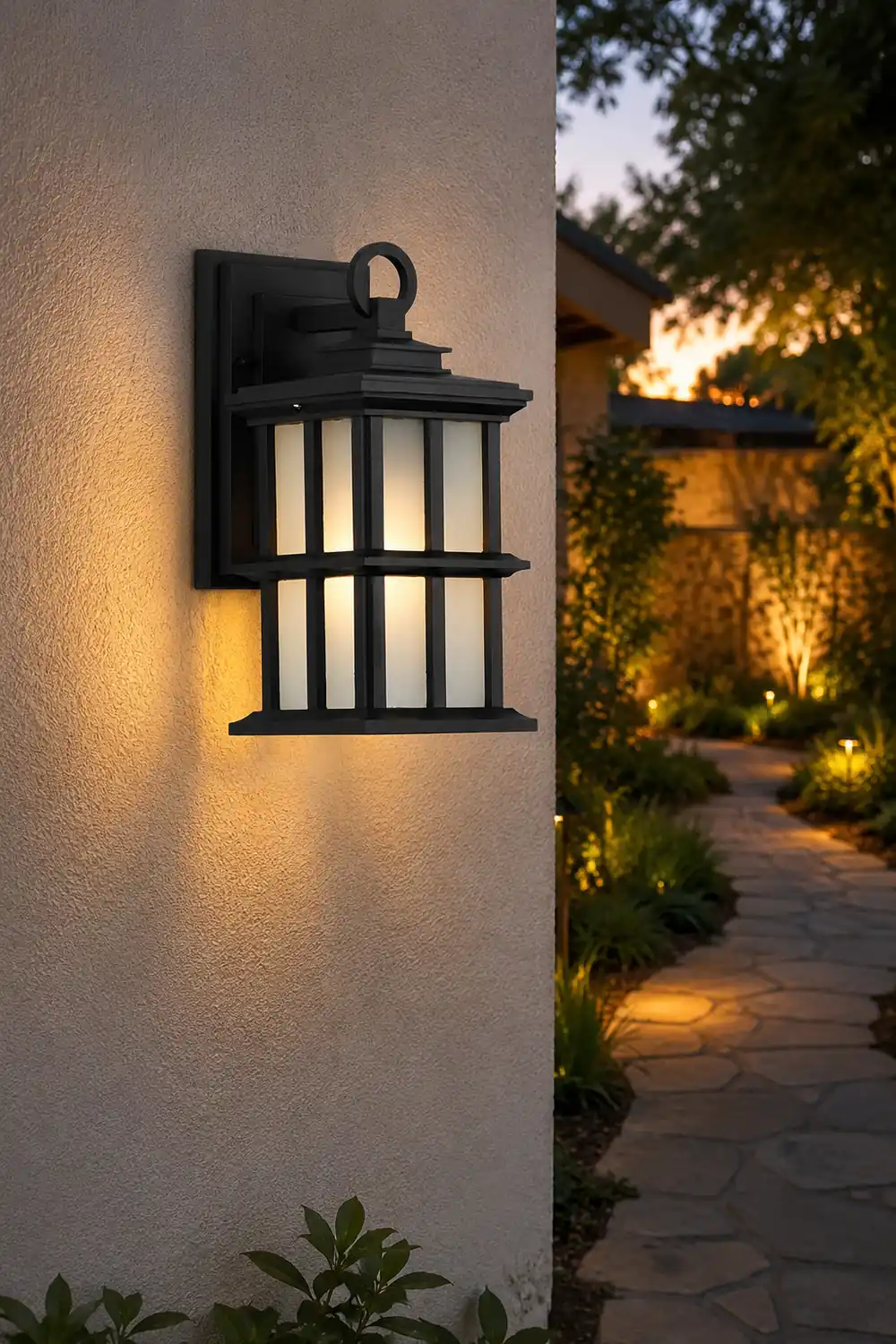 Outdoor Waterproof Aluminum Black European Style Exterior Wall Lights - Lumpaz