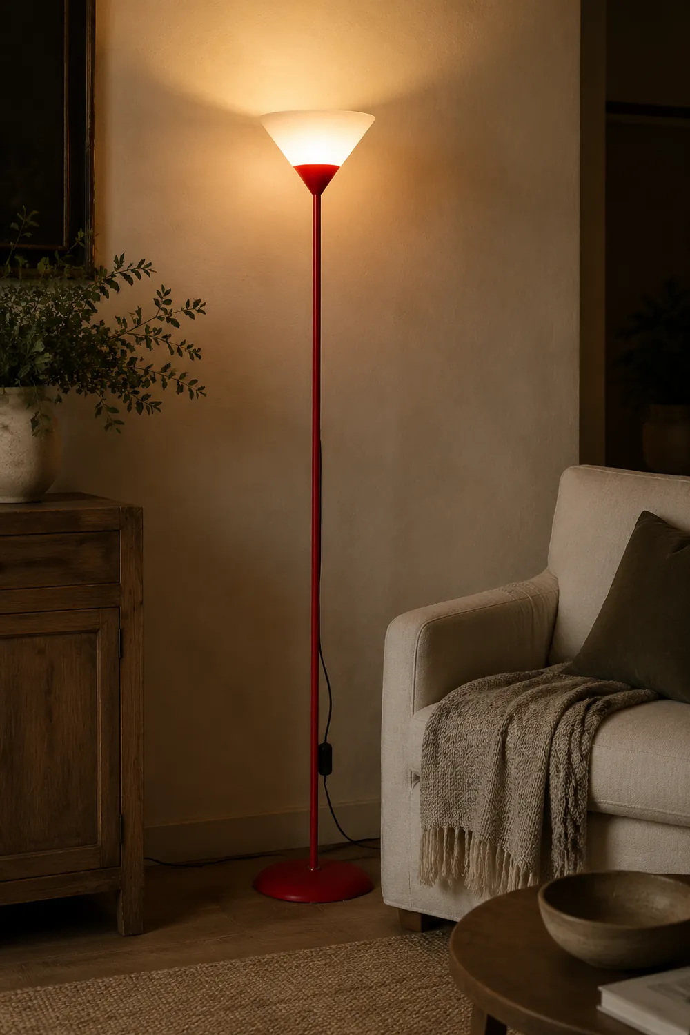 Morandi Modern Cup Floor Lamp, Multi Colors, Metal/Acrylic - Lumpaz
