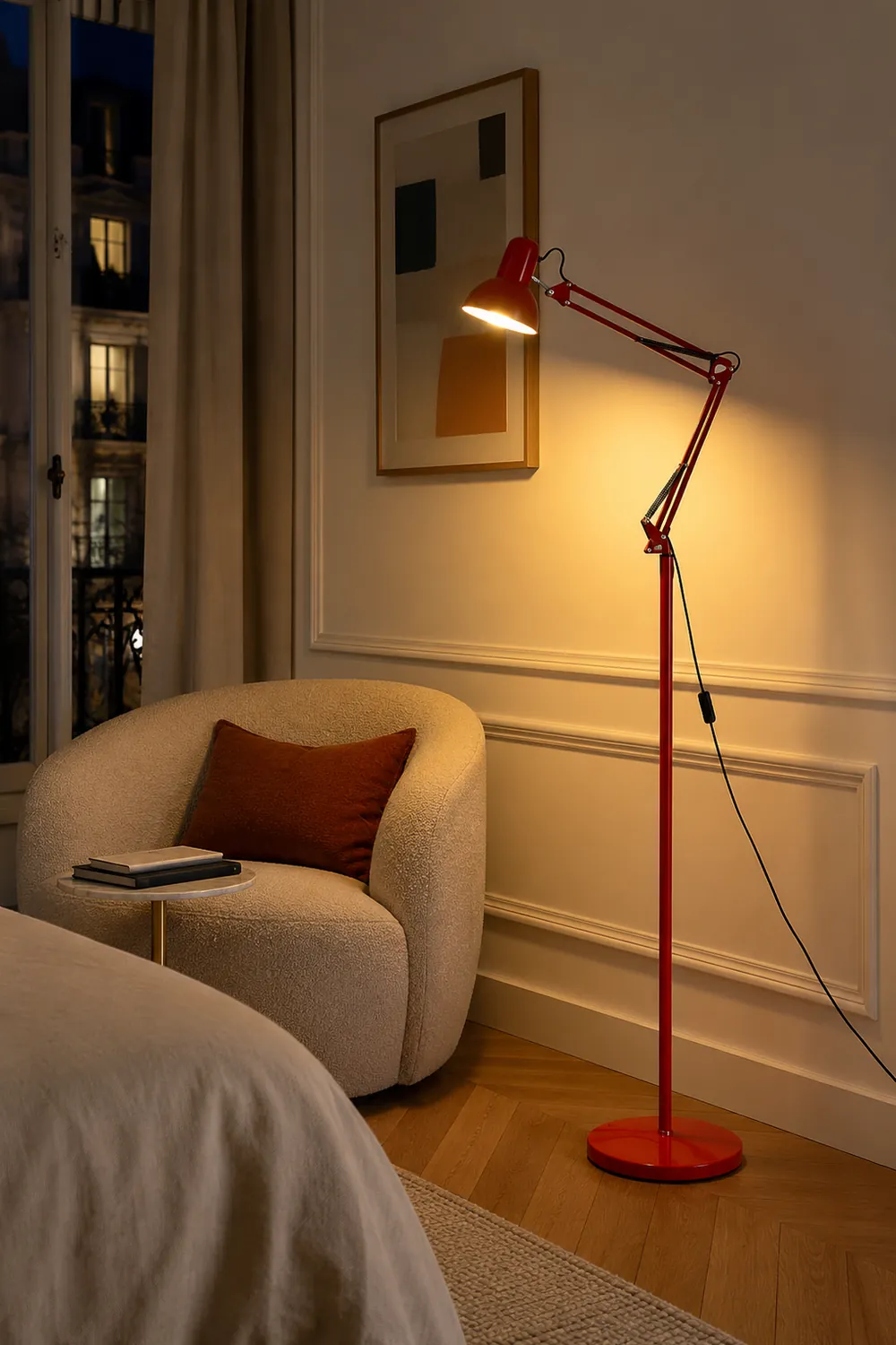 Morandi Modern Metal Folding Floor Lamp, Multi Colors - Lumpaz