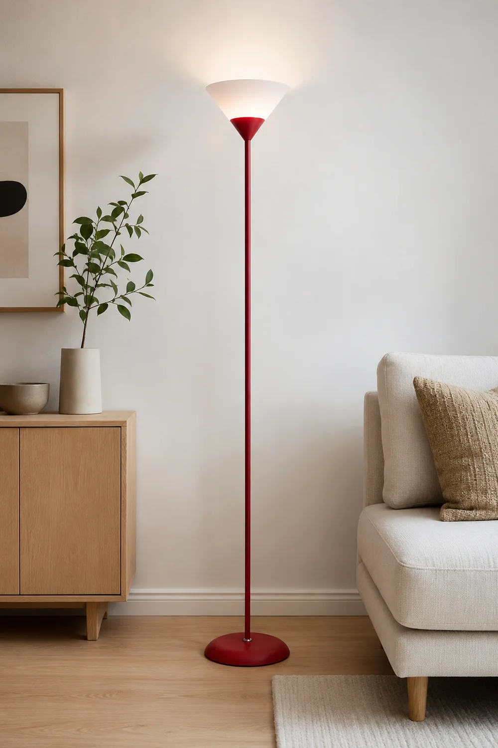 Morandi Modern Cup Floor Lamp, Multi Colors, Metal/Acrylic - Lumpaz