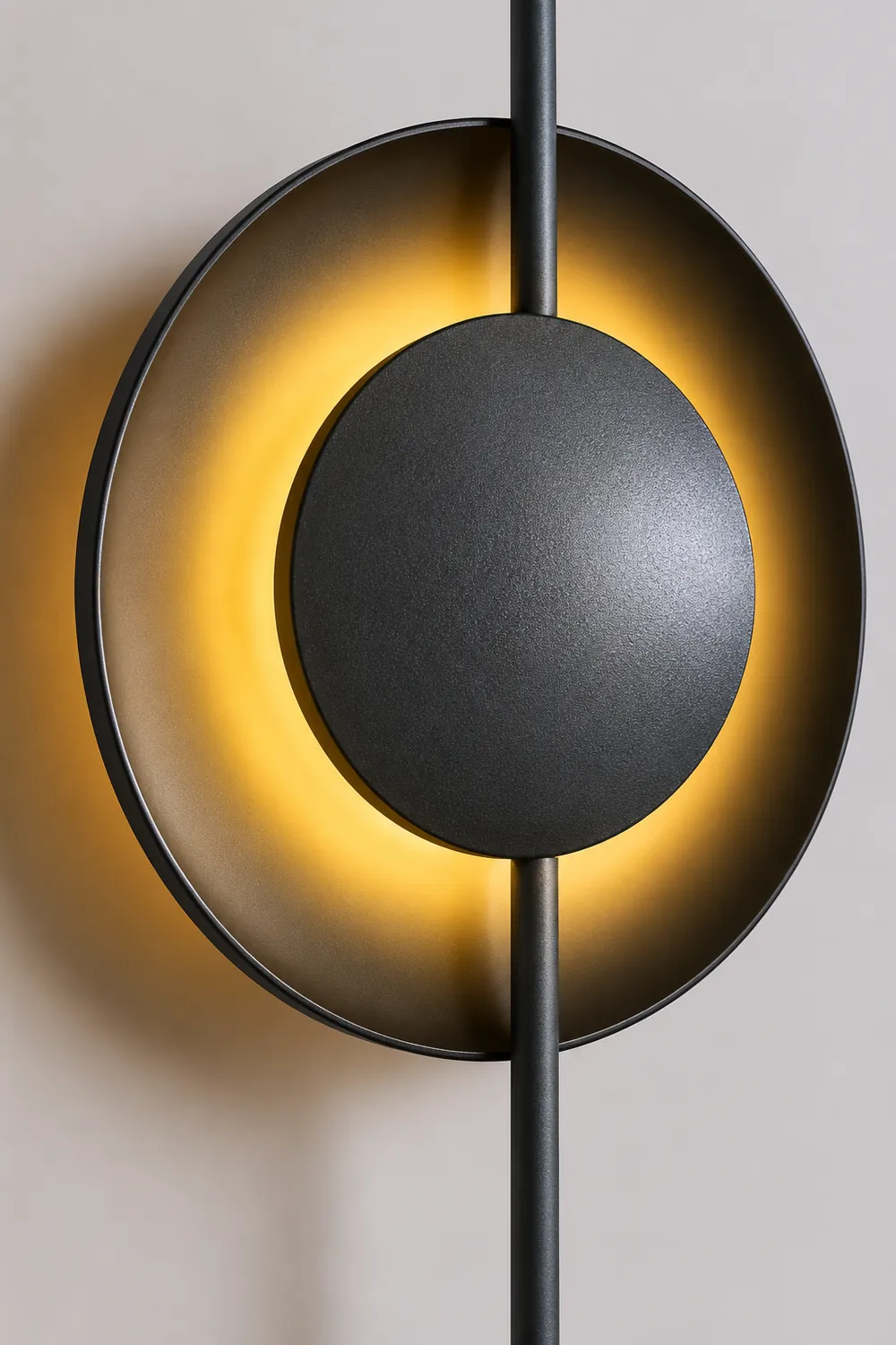 Salgado Industrial Semicircle Metal Floor Lamp - Lumpaz