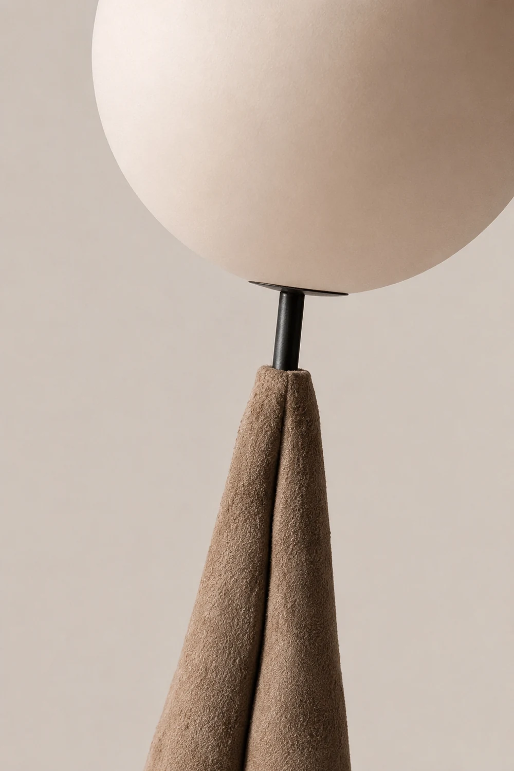 Carins Nordic Globe Floor Lamp, Metal&Glass, Living room - Lumpaz