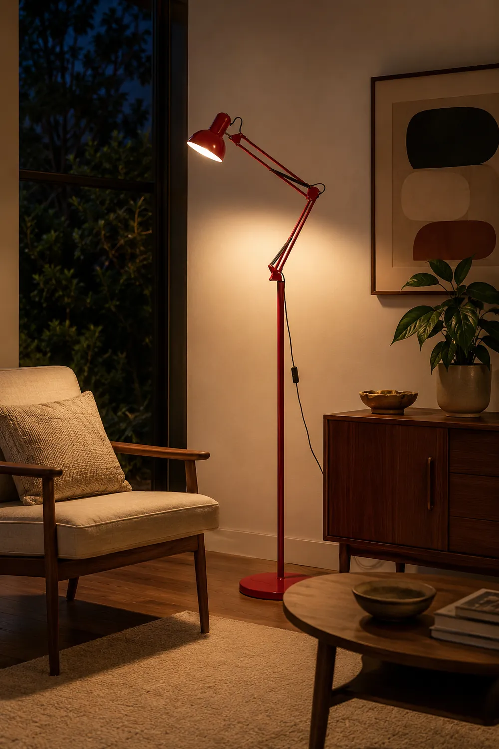 Morandi Modern Metal Folding Floor Lamp, Multi Colors - Lumpaz