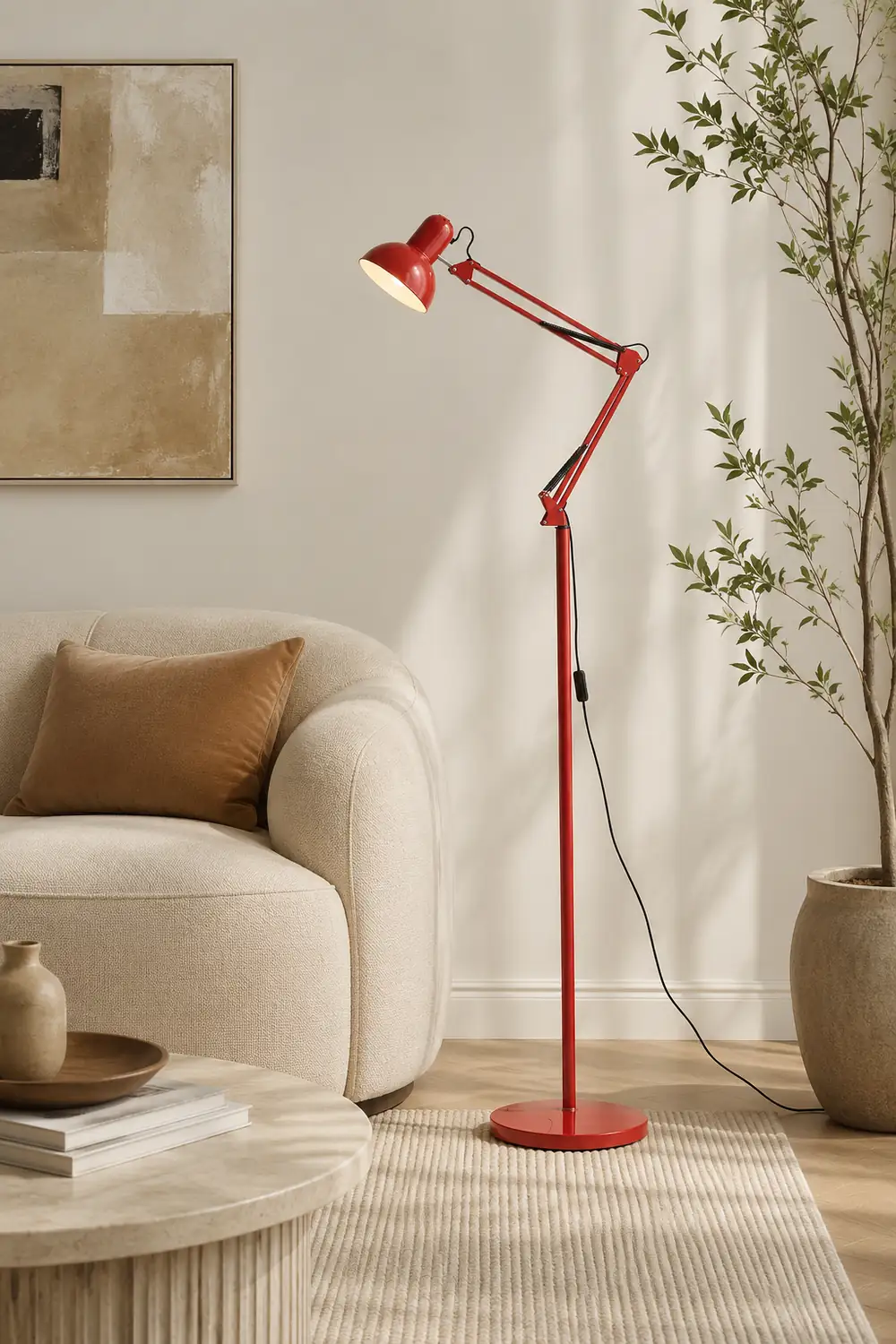 Morandi Modern Metal Folding Floor Lamp, Multi Colors - Lumpaz