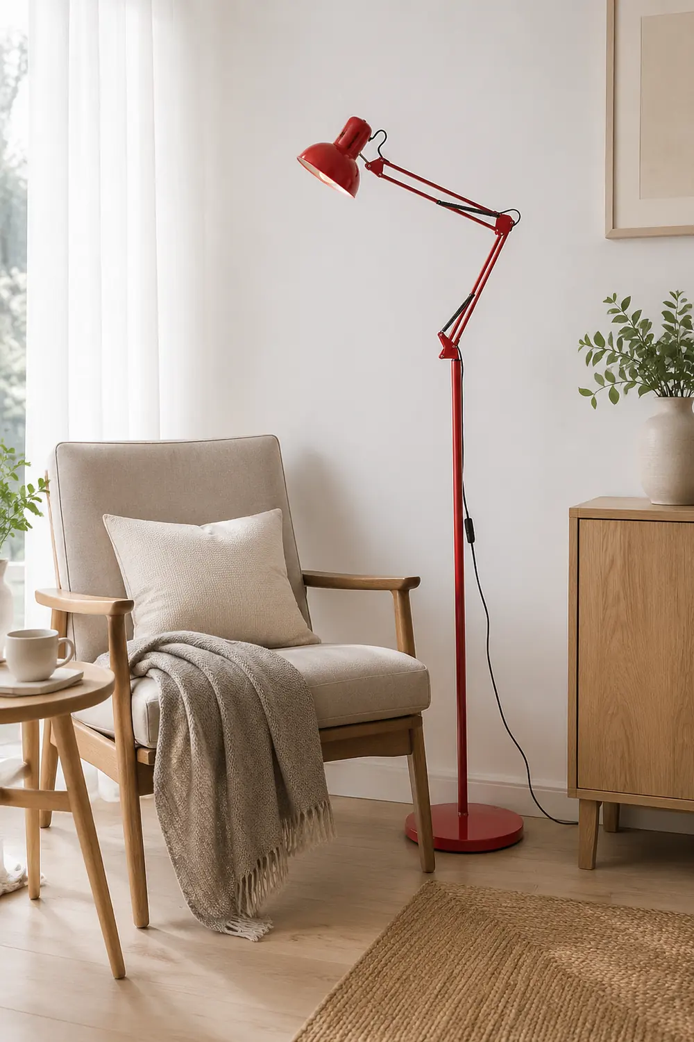 Morandi Modern Metal Folding Floor Lamp, Multi Colors - Lumpaz