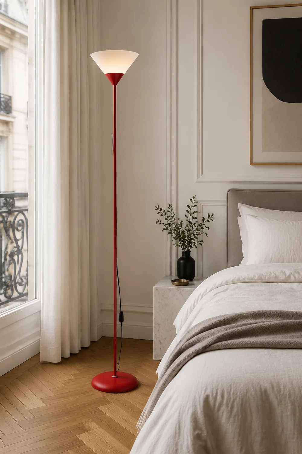 Morandi Modern Cup Floor Lamp, Multi Colors, Metal/Acrylic - Lumpaz