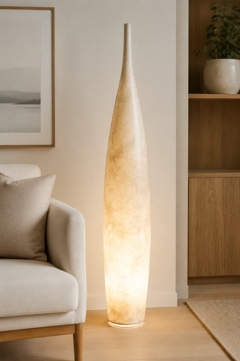 Byers Creative Bottle Resin Floor Lamp, Multi Colors, Hotel - Lumpaz