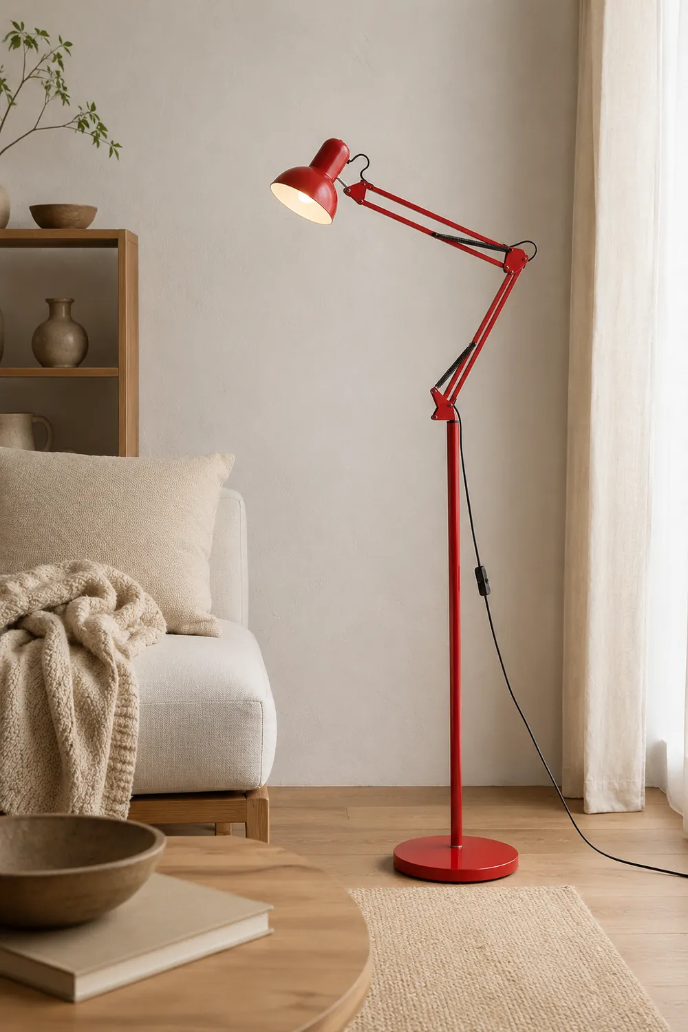 Morandi Modern Metal Folding Floor Lamp, Multi Colors - Lumpaz