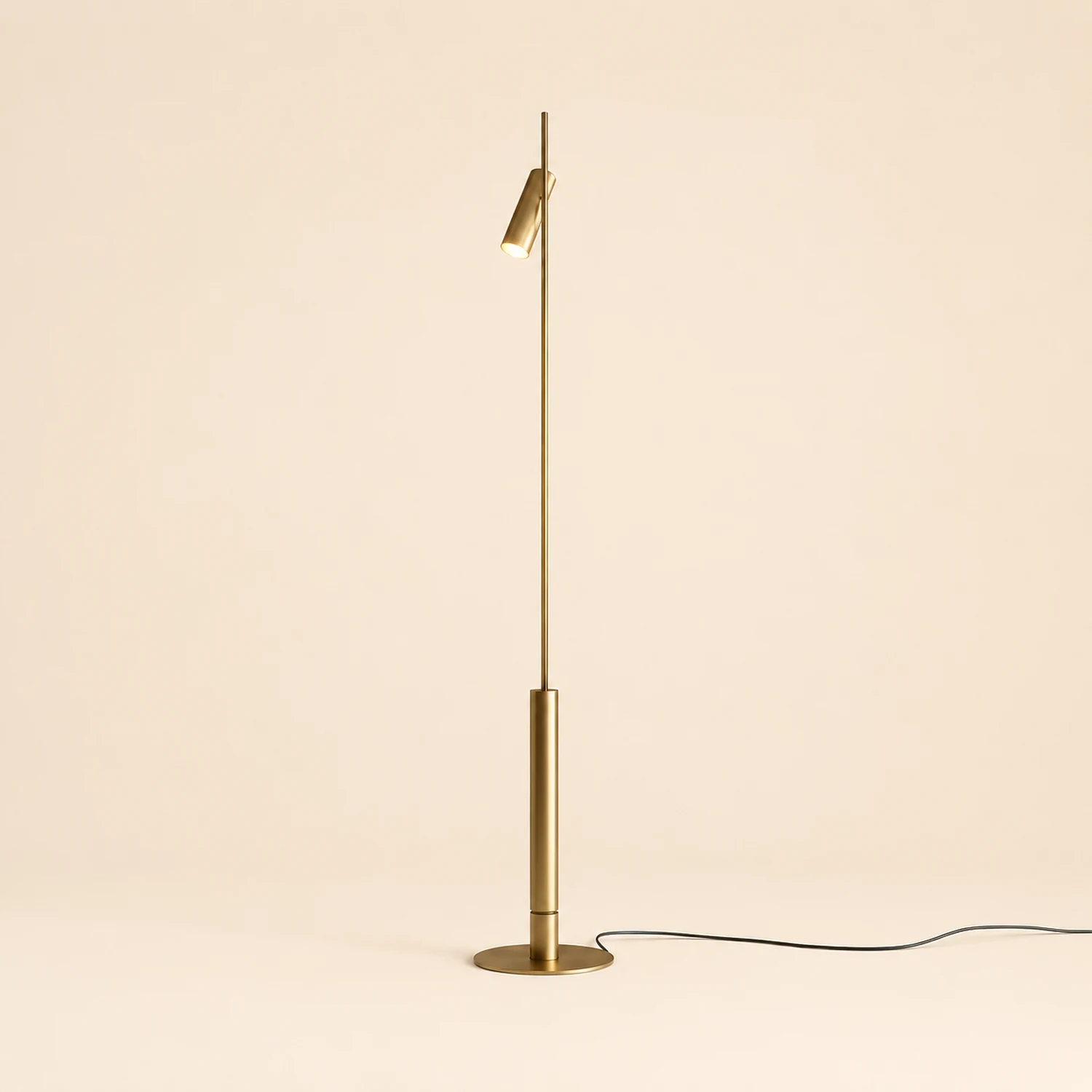 Freja Modern Linear double head Metal Silica Gel Floor Lamp - Lumpaz