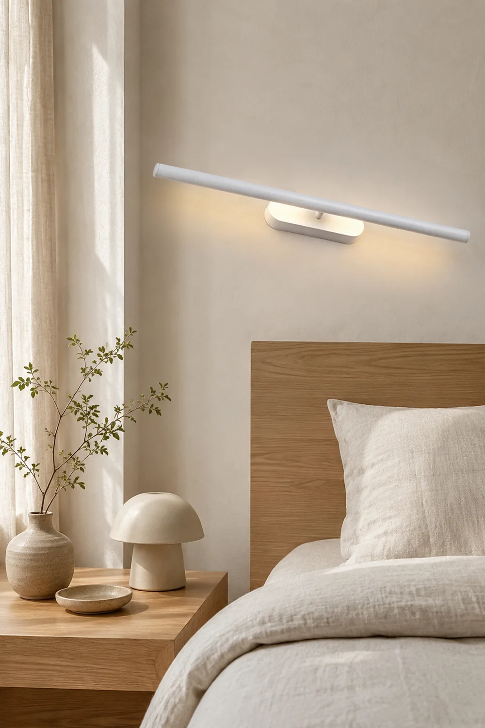 Edge Minimaliste Edge Tube Mirror Front Vanity Wall Lamp - Lumpaz