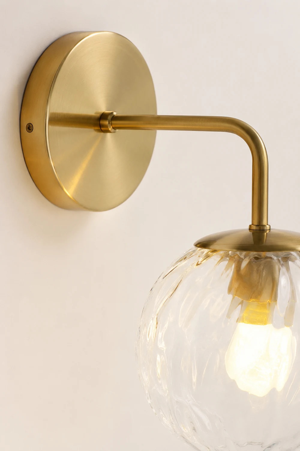 Valentina Vanity LED Wall Lamp, Black/Gold - Lumpaz