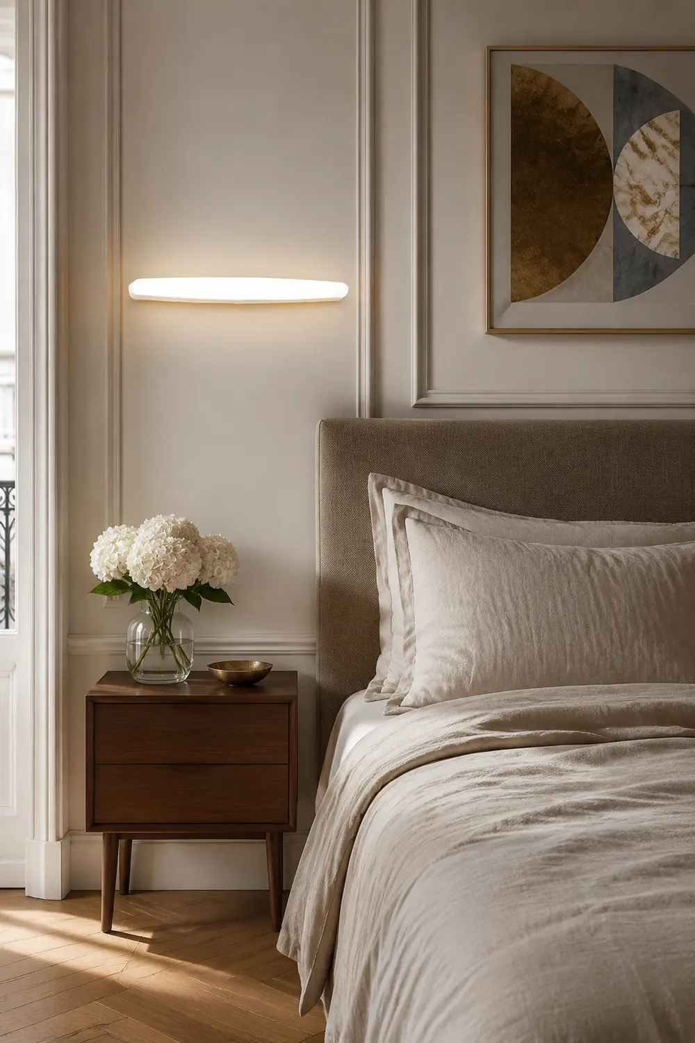 Edge Modern Oval Acrylic Wall Lamps, White - Lumpaz