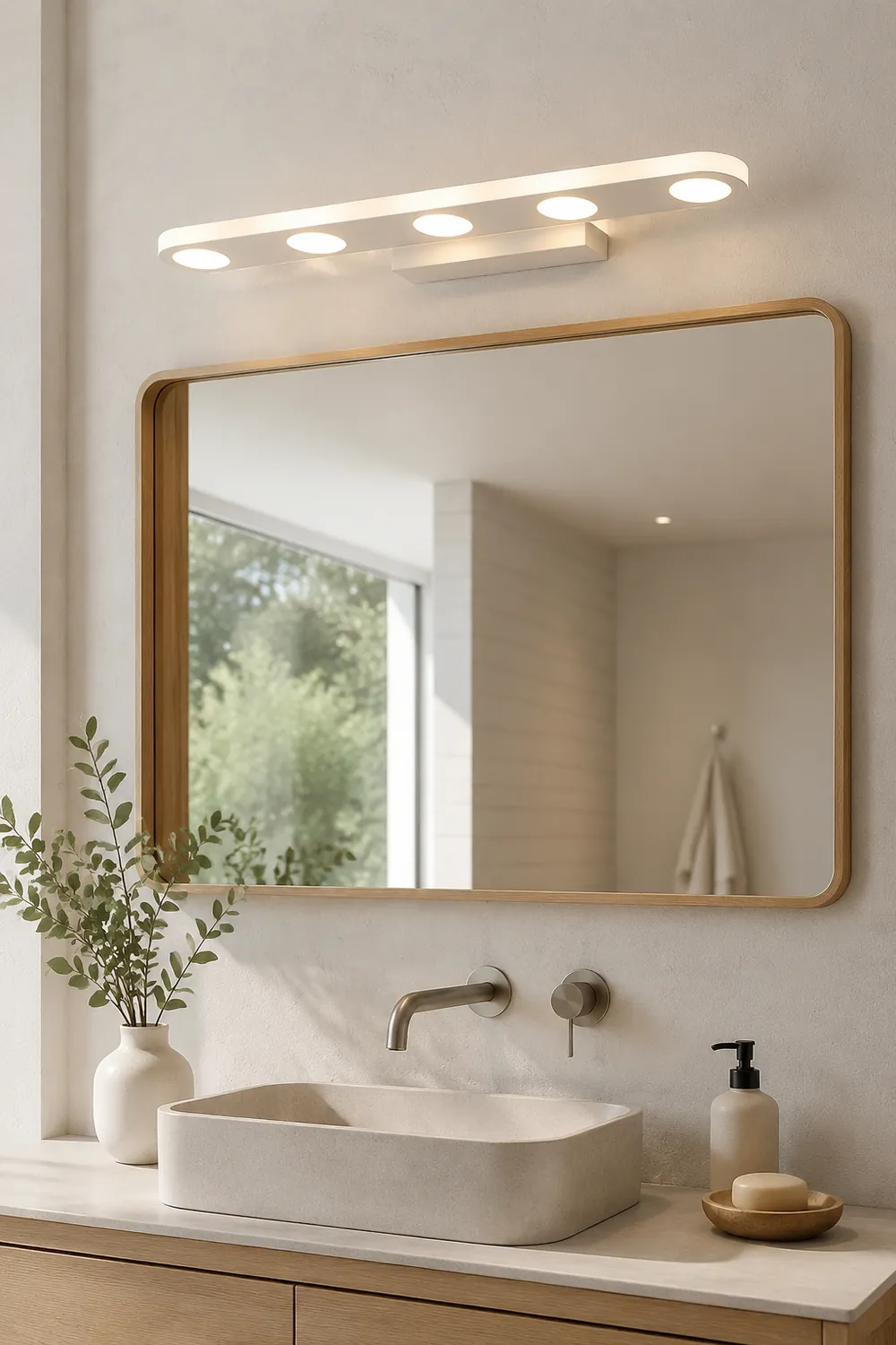 Leigh Modern Oval  Metal/Acrylic Bedroom Wall Lamp, White - Lumpaz