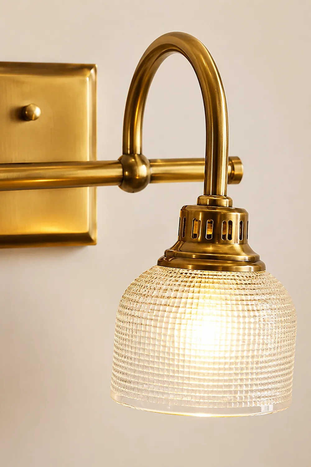 Lottie Prismatic Glass Vanity Wall Lamp - Lumpaz