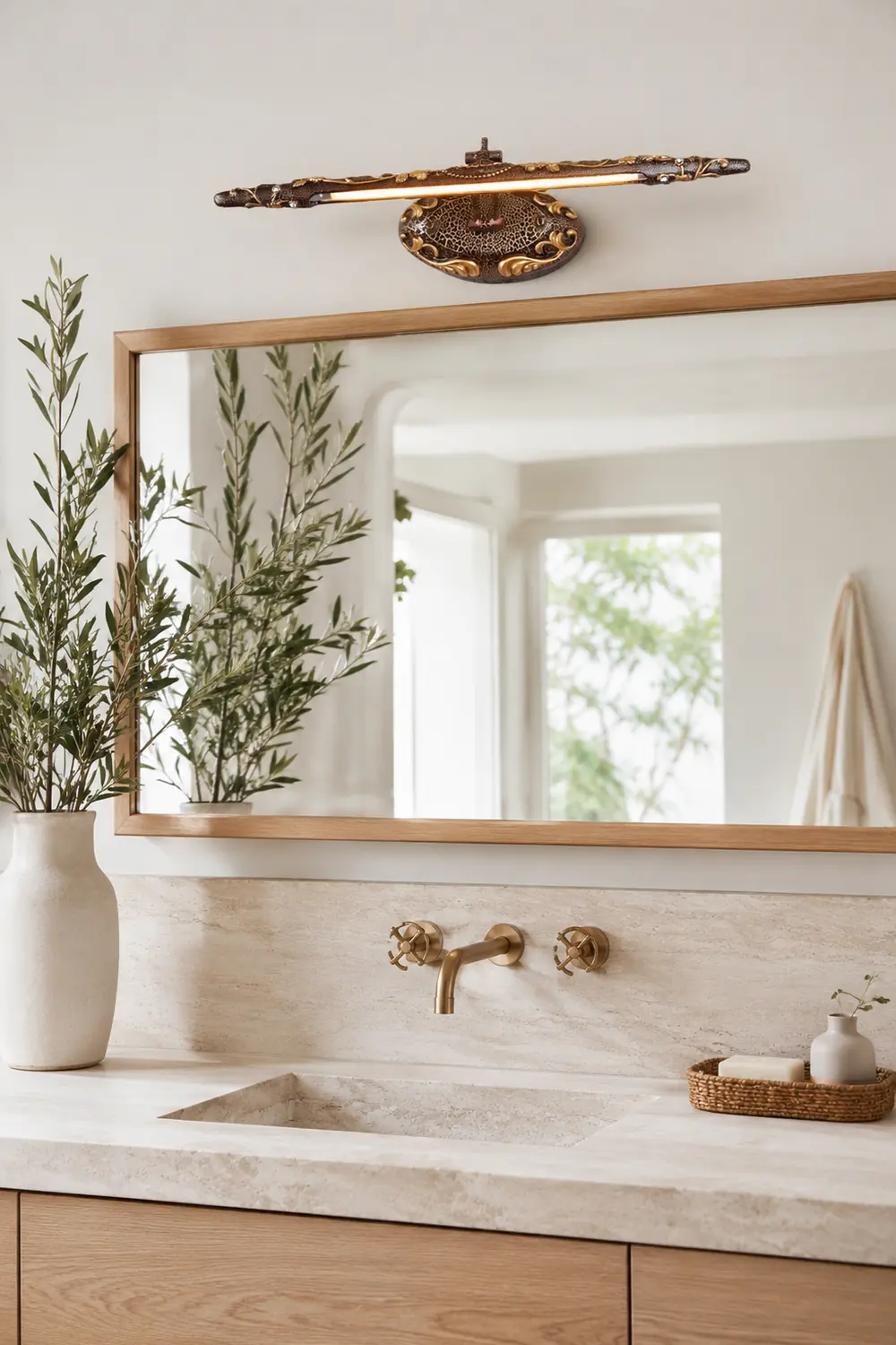 Félicie Vintage Linear Metal Wall Lamp - Lumpaz