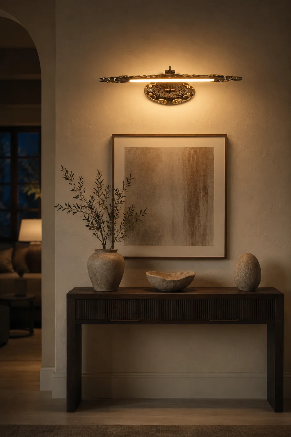 Félicie Vintage Linear Metal Wall Lamp - Lumpaz